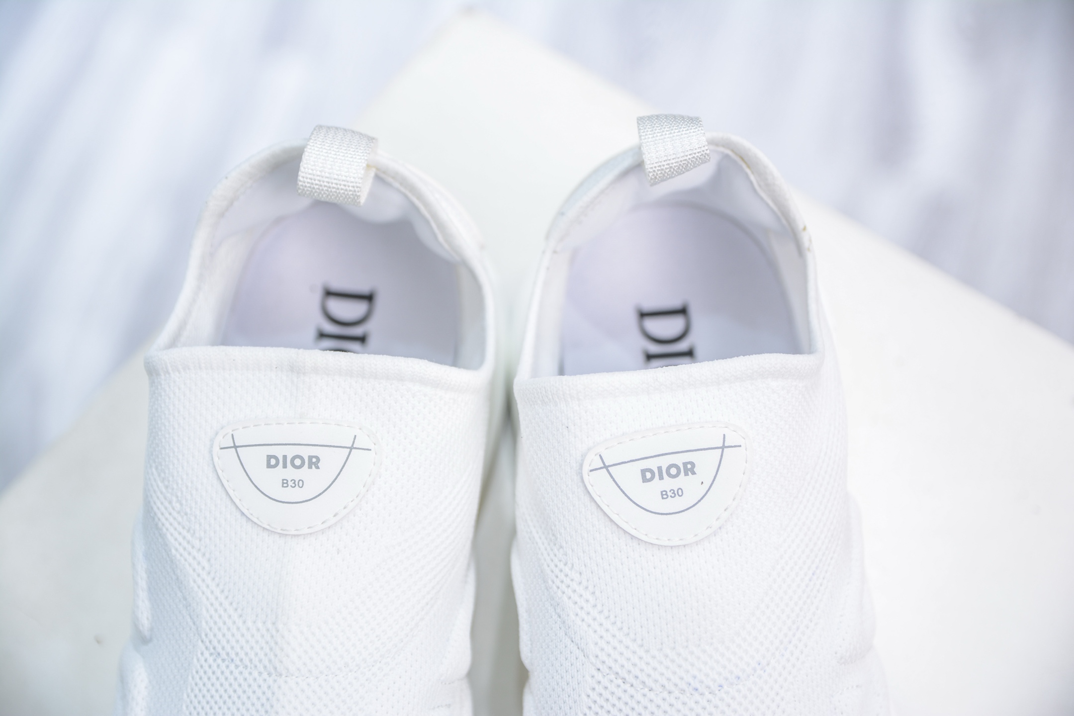 Dior B30 White Knit and Technical Fabric Slip-On Sneaker 9 i1749234285090 6891 0 7