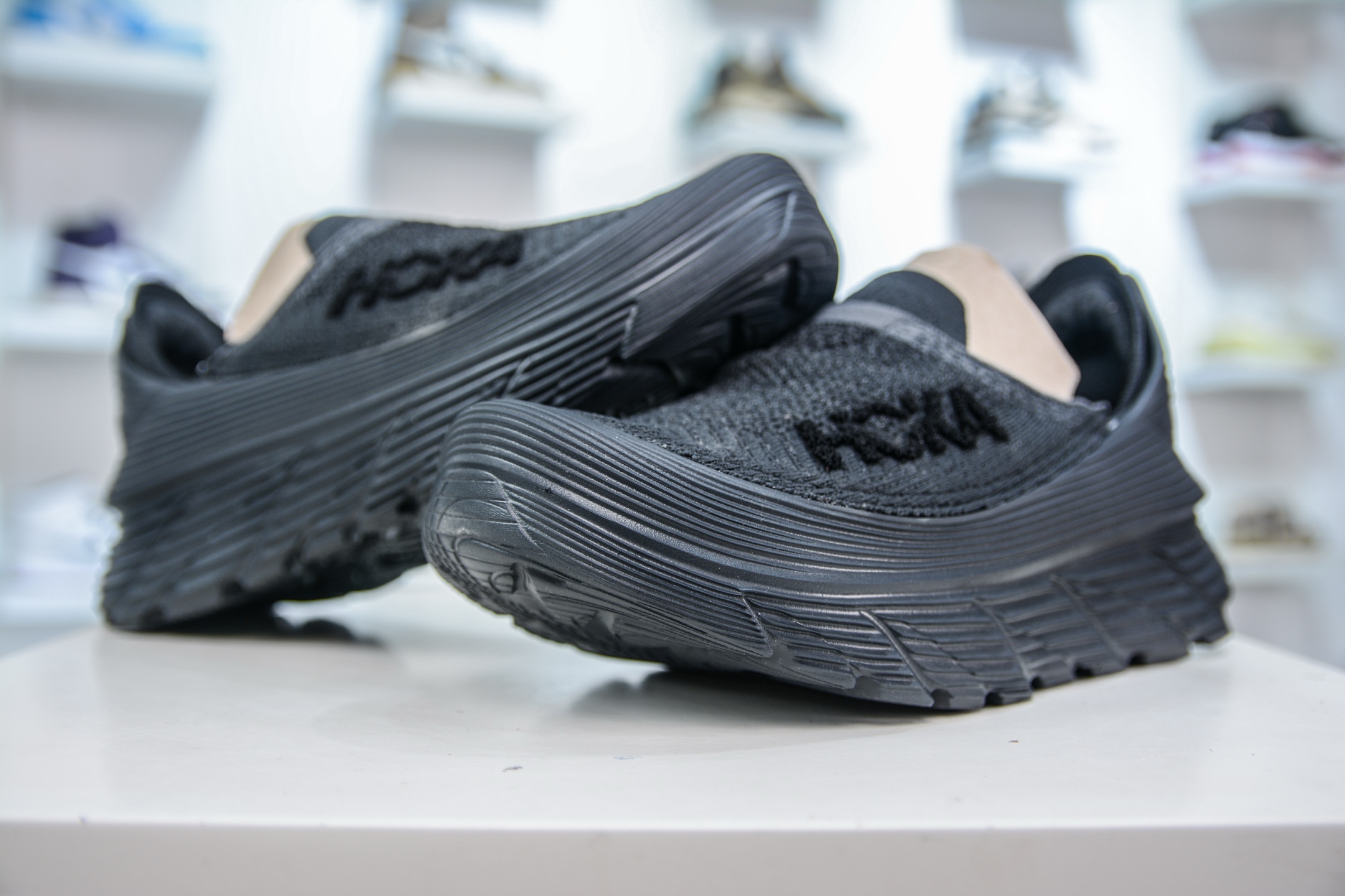 Hoka One One Restore TC Black Slip-On Walking Shoes | Comfortable & Lightweight 4 i1749234949220 6158 0 3