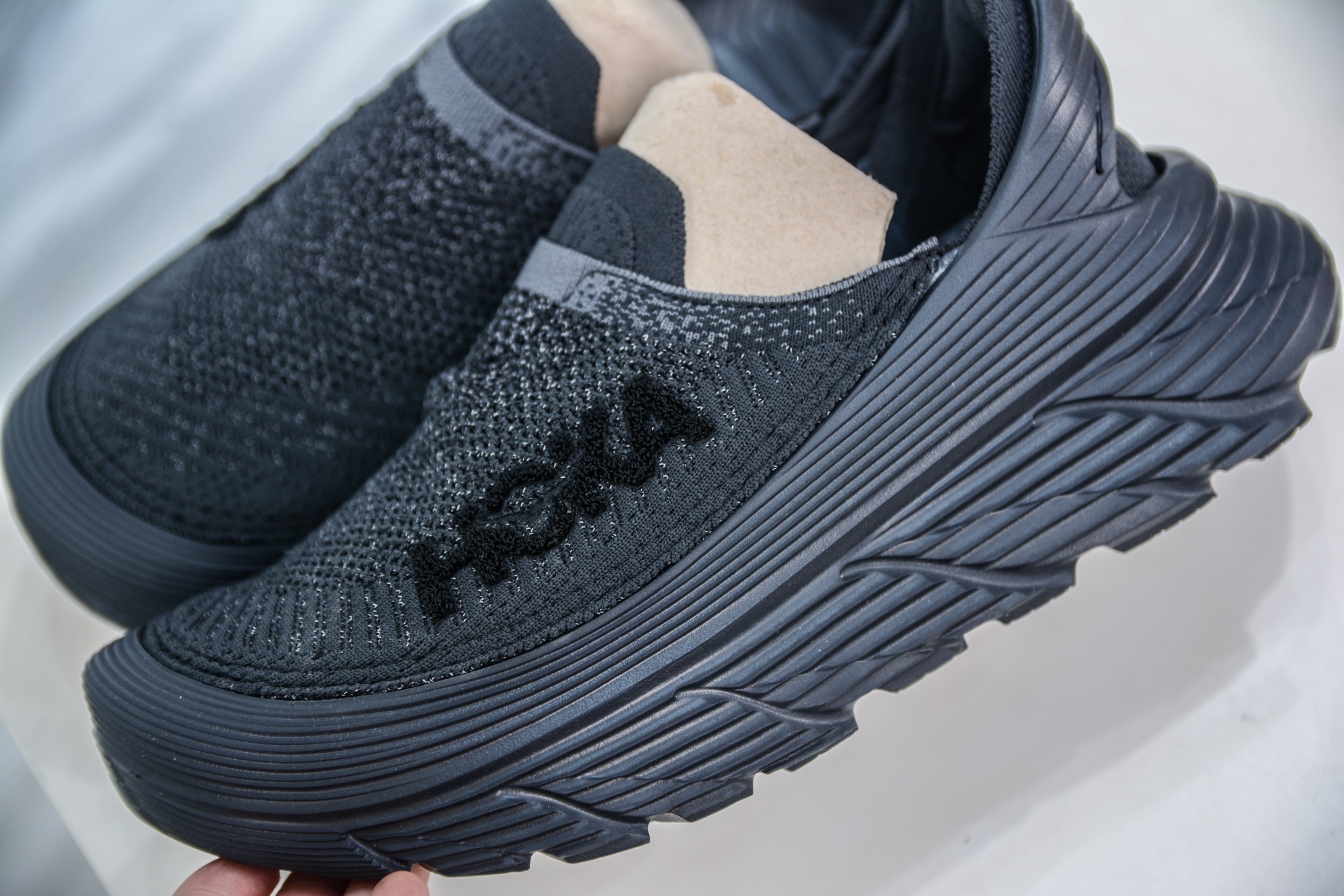 Hoka One One Restore TC Black Slip-On Walking Shoes | Comfortable & Lightweight 7 i1749234949232 3113 0 6
