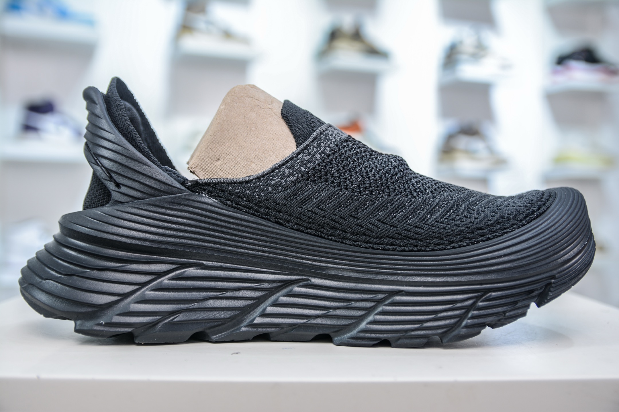 Hoka One One Restore TC Black Slip-On Walking Shoes | Comfortable & Lightweight 3 i1749234950841 9196 0 2