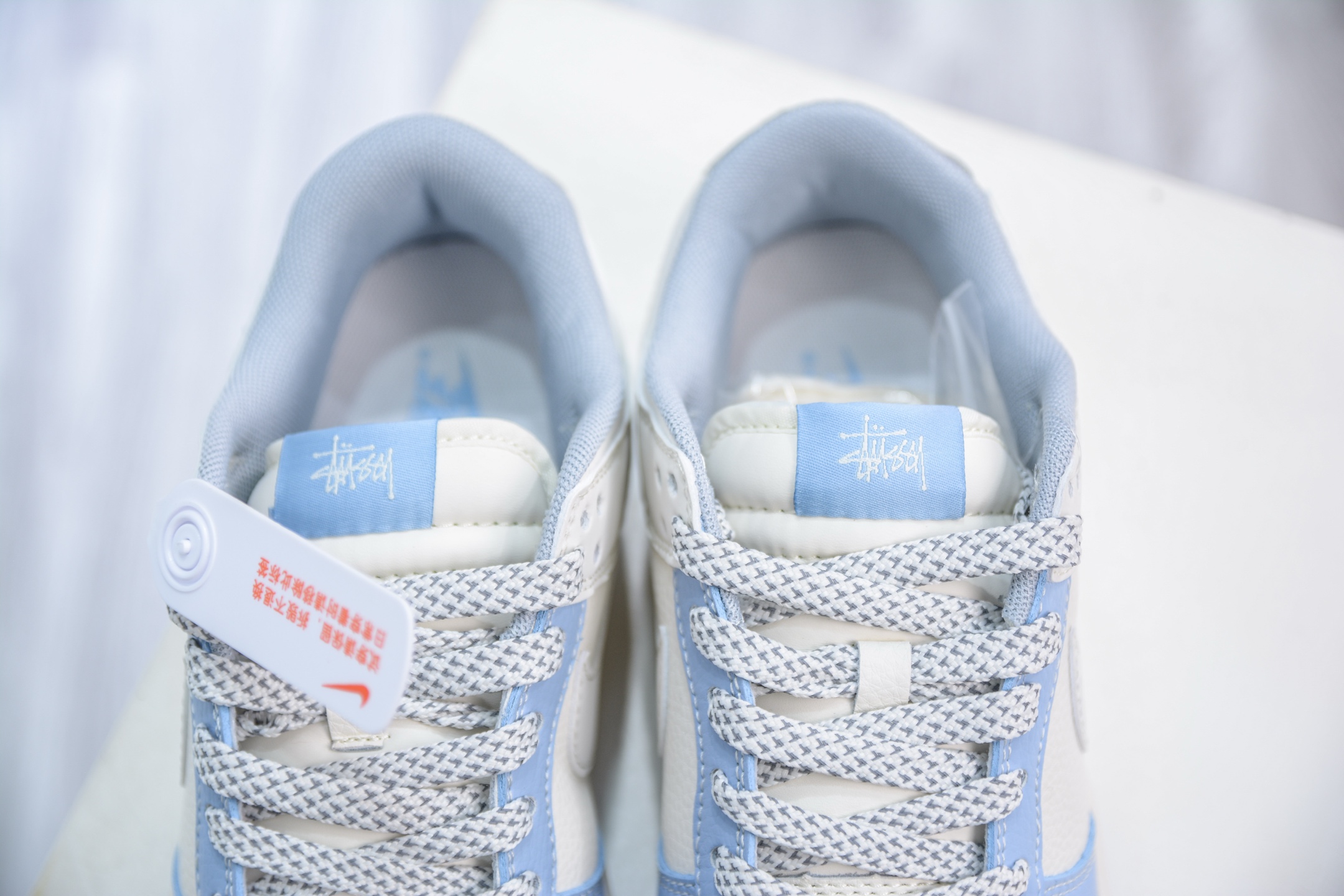 Nike SB Dunk Low x Stussy 斯图西联名-蓝白 XS6089-591-莆田鞋,莆田鞋货源,高仿鞋,高仿鞋货源,安福档口,莆田高仿鞋,莆田鞋批发,高仿鞋批发,莆田高仿运动鞋,高仿运动鞋,莆田运动鞋 Nike SB Dunk Low x Stussy 斯图西联名-蓝白 XS6089-591