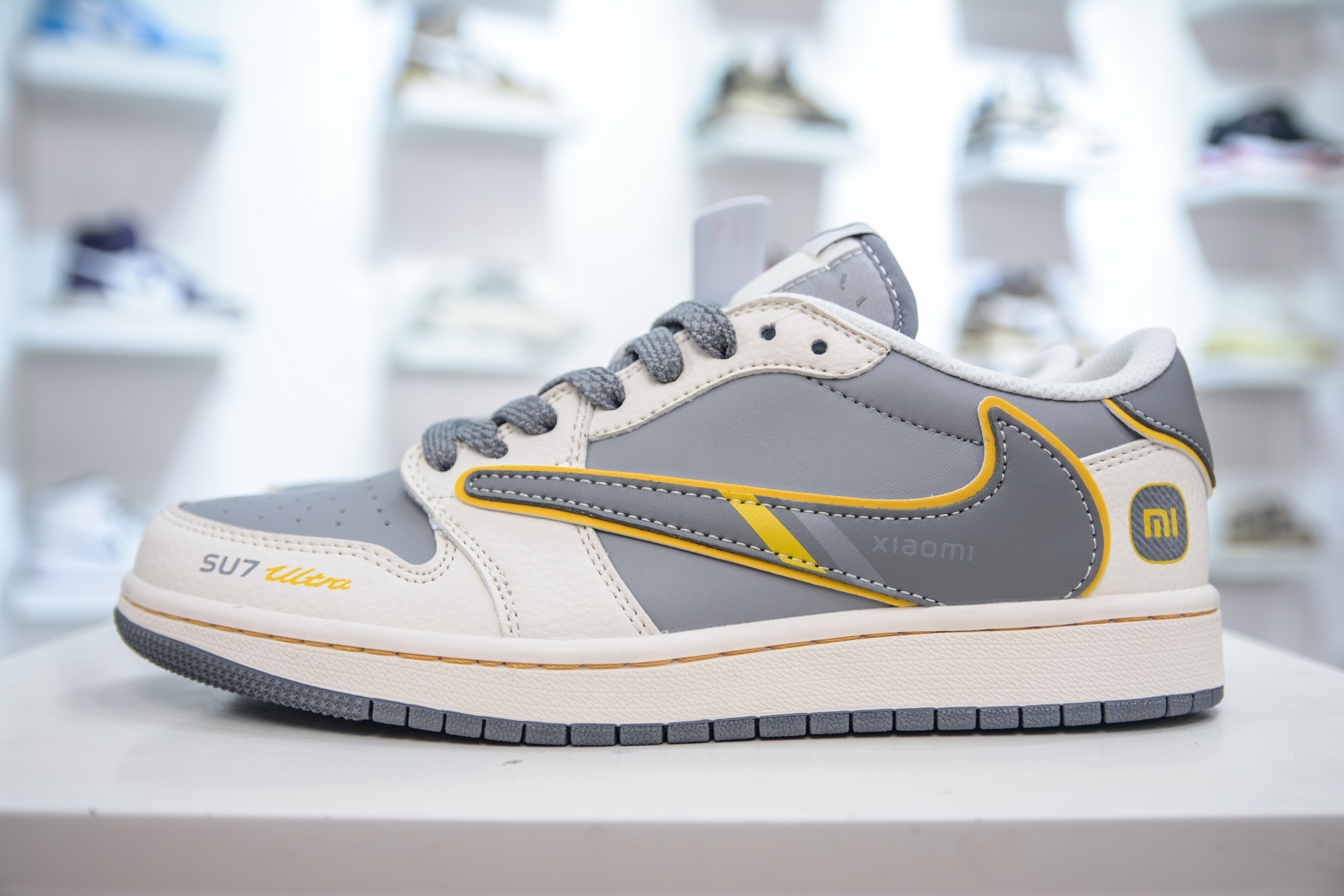 TS x Air Jordan 1 Low x Xiaomi SU7 Sneakers - Gray - US Size 6-11 2 i1749403459450 8138 0 0