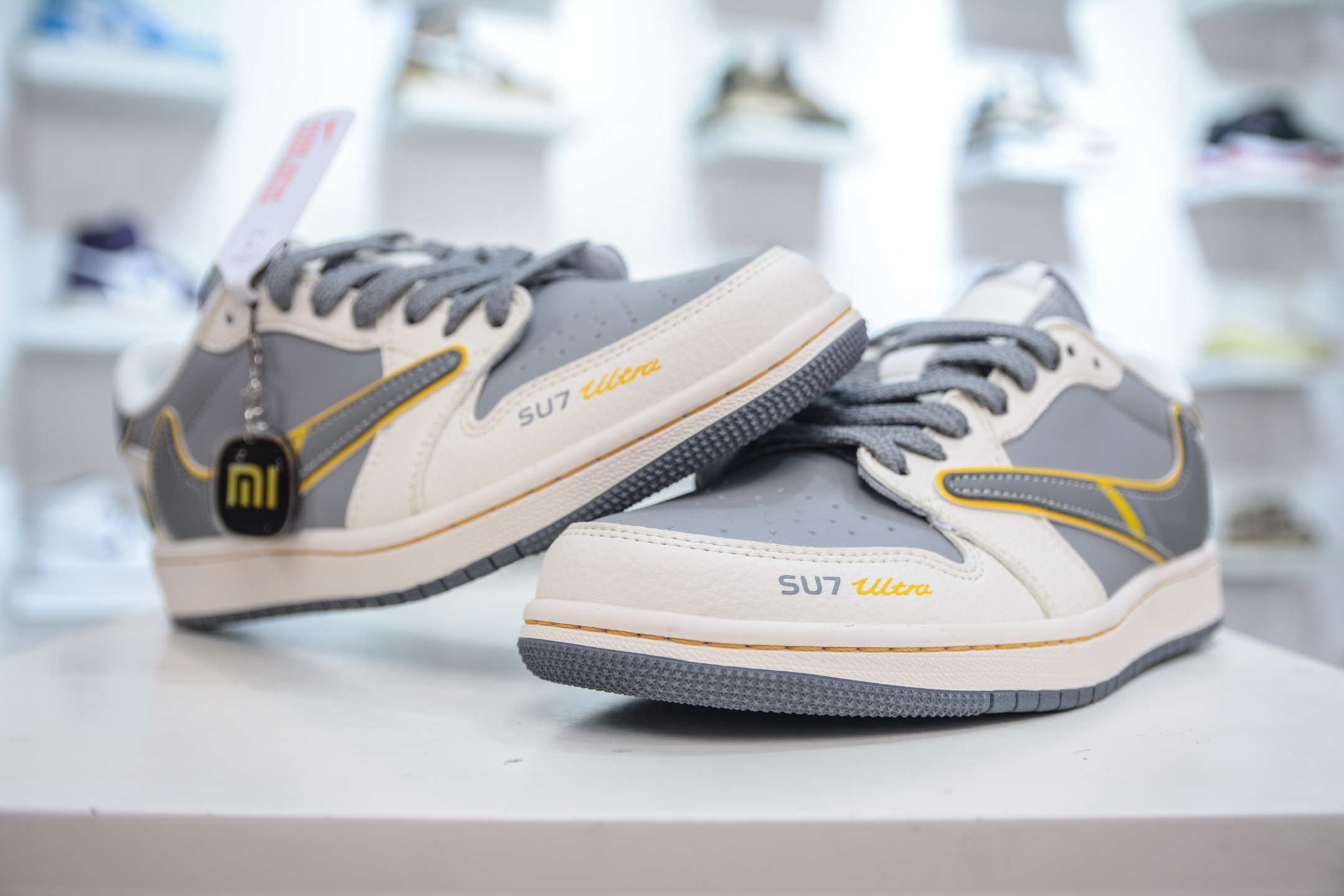 TS x Air Jordan 1 Low x Xiaomi SU7 Sneakers - Gray - US Size 6-11 5 i1749403459584 5692 0 3