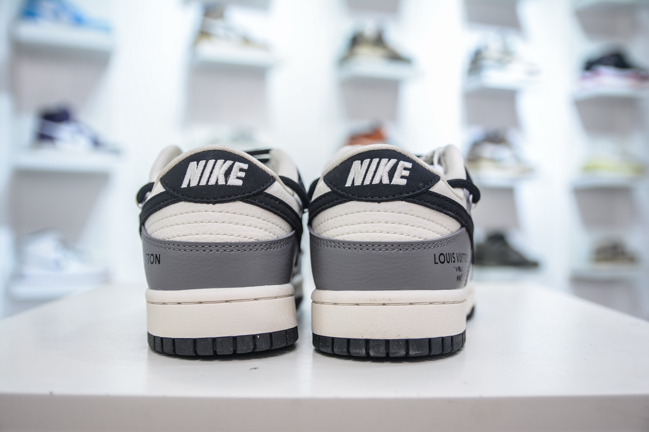 Nike SB Dunk Low x Louis Vuitton Collab Grey/White Designer Sneakers 2 i1749404375528 3517 0 1