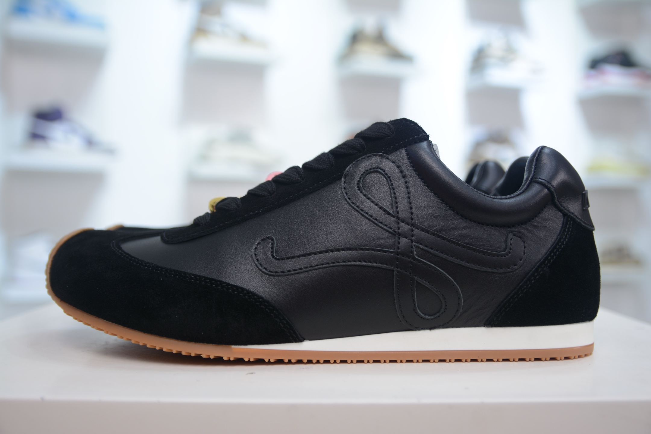 Loewe Ballet Runner 2.0 Black Leather Sneakers - Comfortable & Stylish 2 i1749404926262 9332 0 0