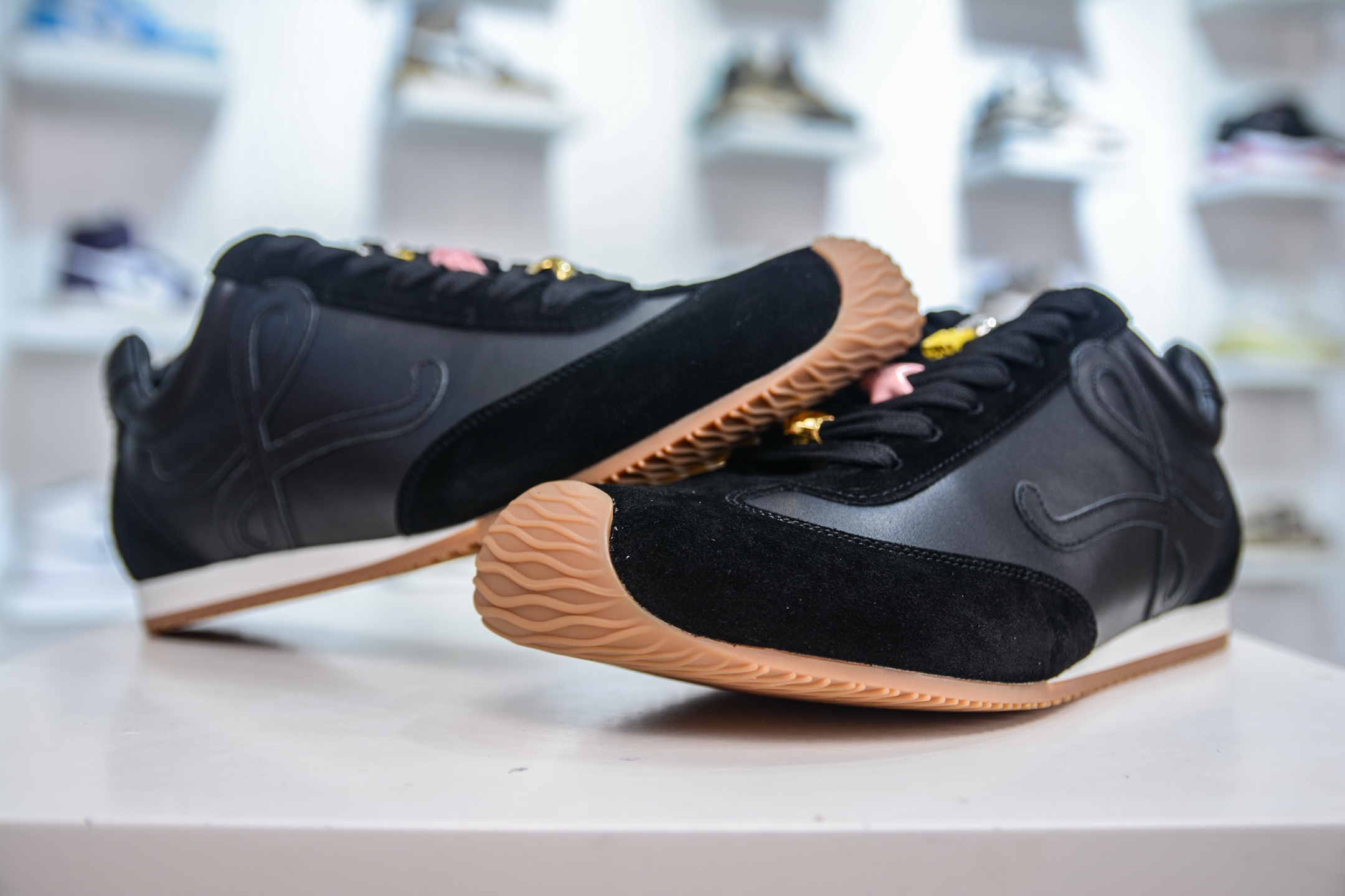Loewe Ballet Runner 2.0 Black Leather Sneakers - Comfortable & Stylish 5 i1749404926286 7011 0 3