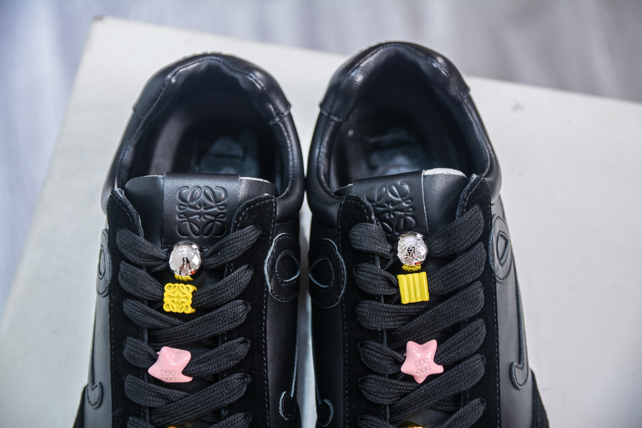 Loewe Ballet Runner 2.0 Black Leather Sneakers - Comfortable & Stylish 9 i1749404926356 397 0 7