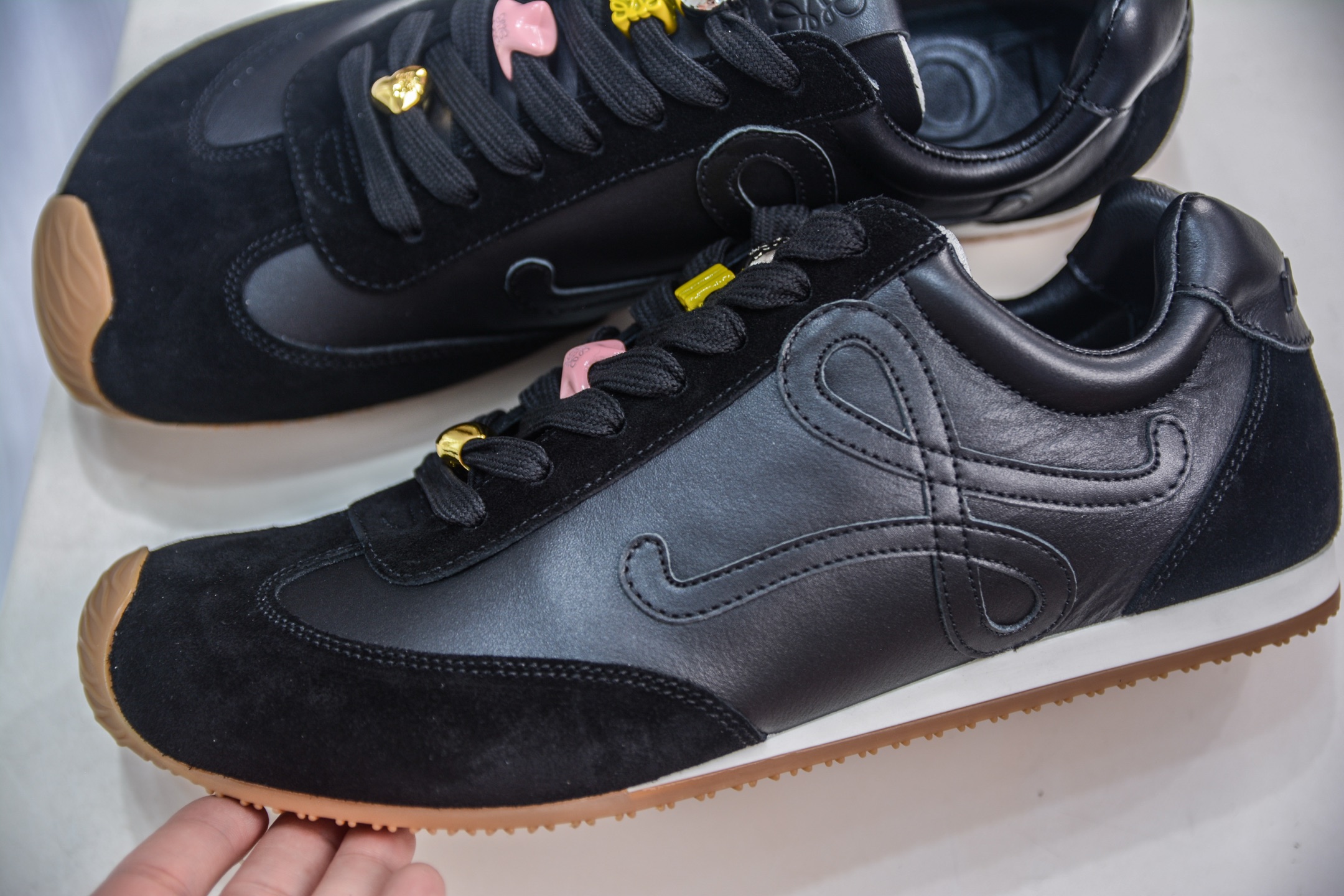 Loewe Ballet Runner 2.0 Black Leather Sneakers - Comfortable & Stylish 8 i1749404936699 8000 0 6