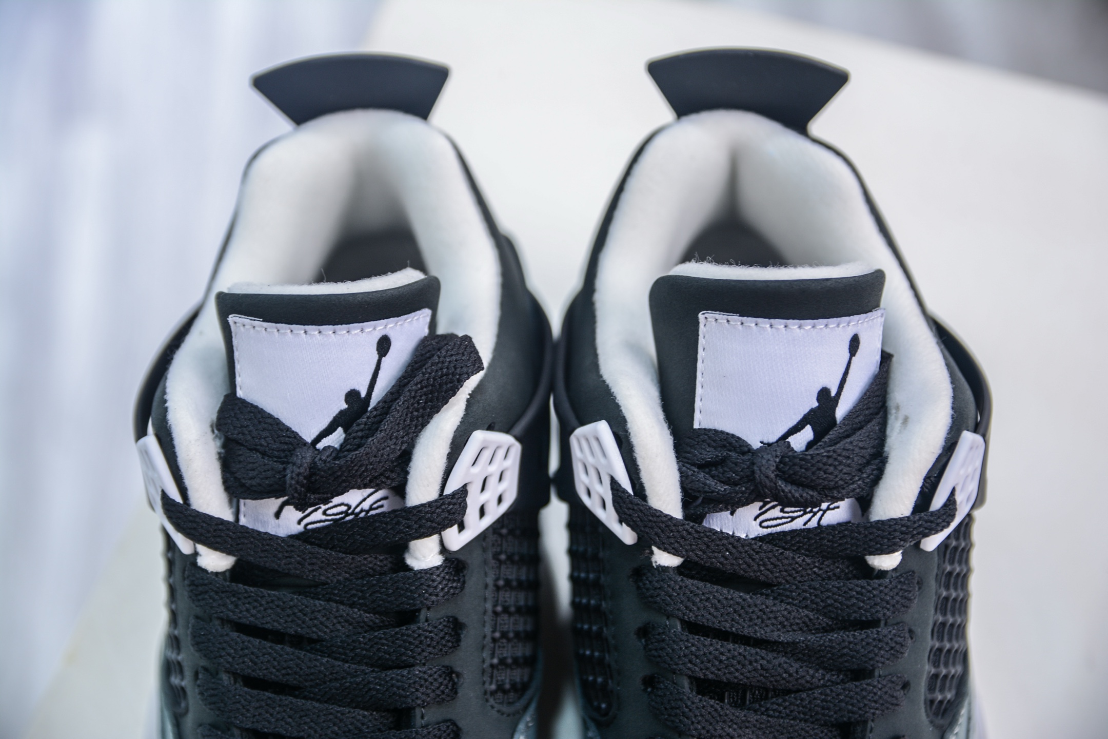 PB纯原外贸特供版 Air Jordan AJ4 Retro ” Fear ” 黑白恐惧  FQ8138-002