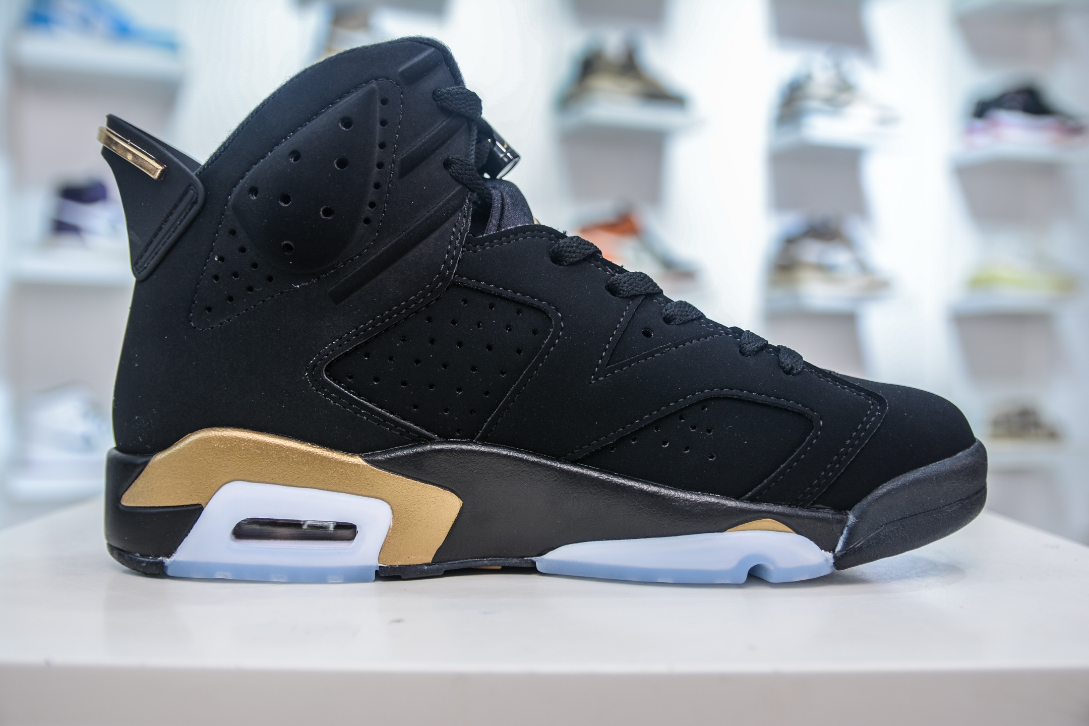 Air Jordan AJ6 Retro ”DMP” 黑金 乔丹AJ6代中帮复古休闲文化篮球鞋 CT4954-007