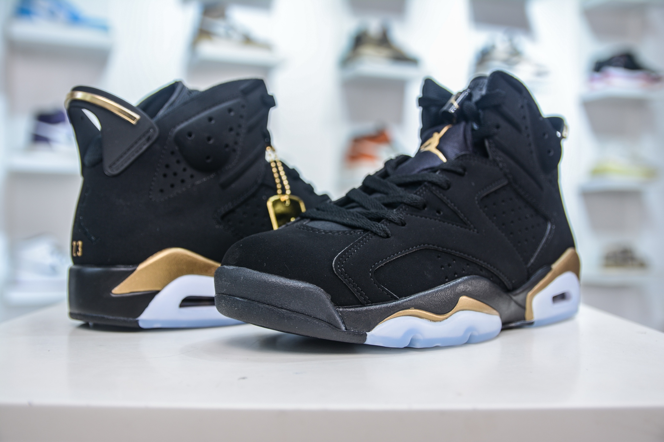 Air Jordan AJ6 Retro ”DMP” 黑金 乔丹AJ6代中帮复古休闲文化篮球鞋 CT4954-007