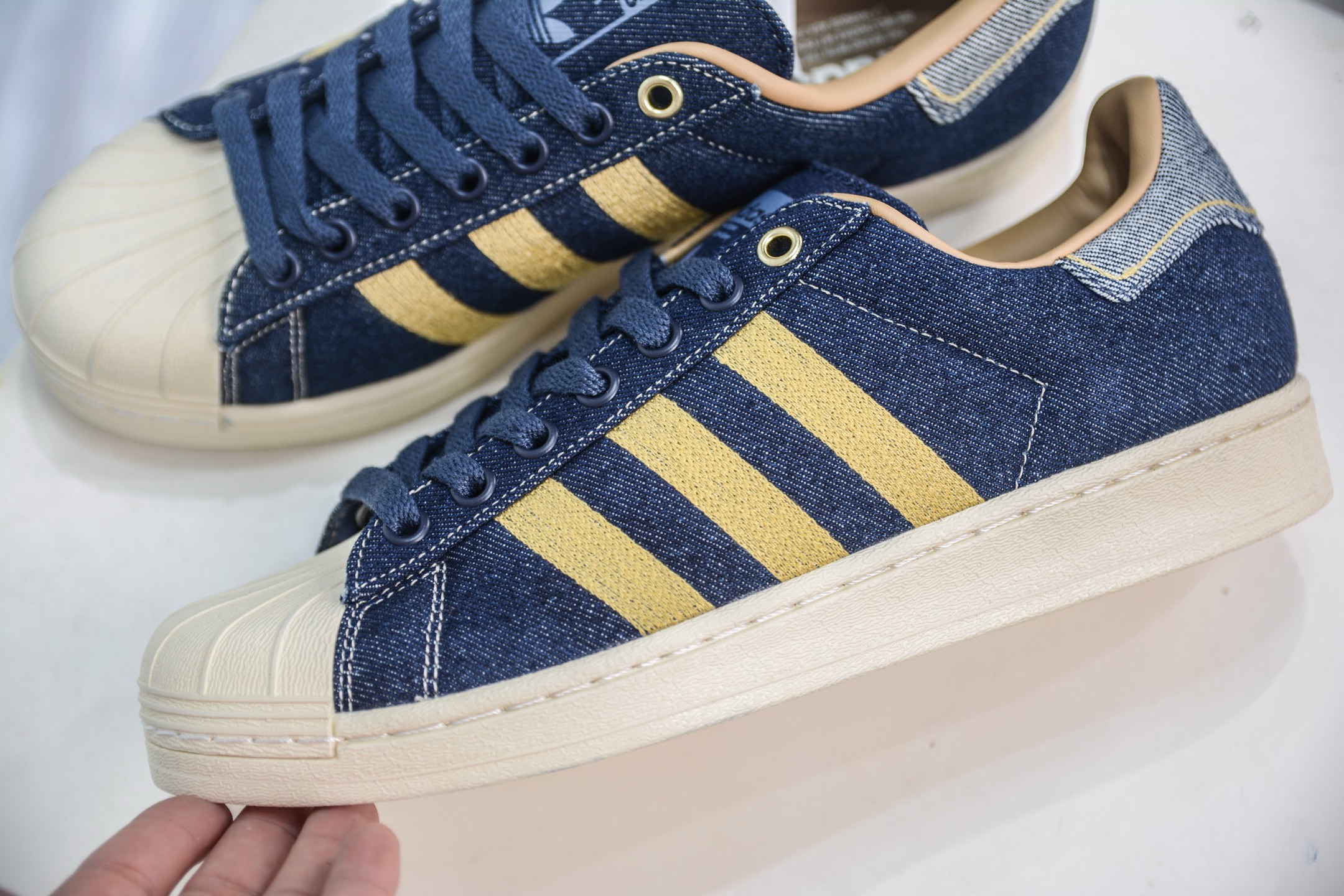 AD Originals Superstar Classic Retro Shell Toe Sneakers - Denim Edition 7 i1749657293183 841 0 6