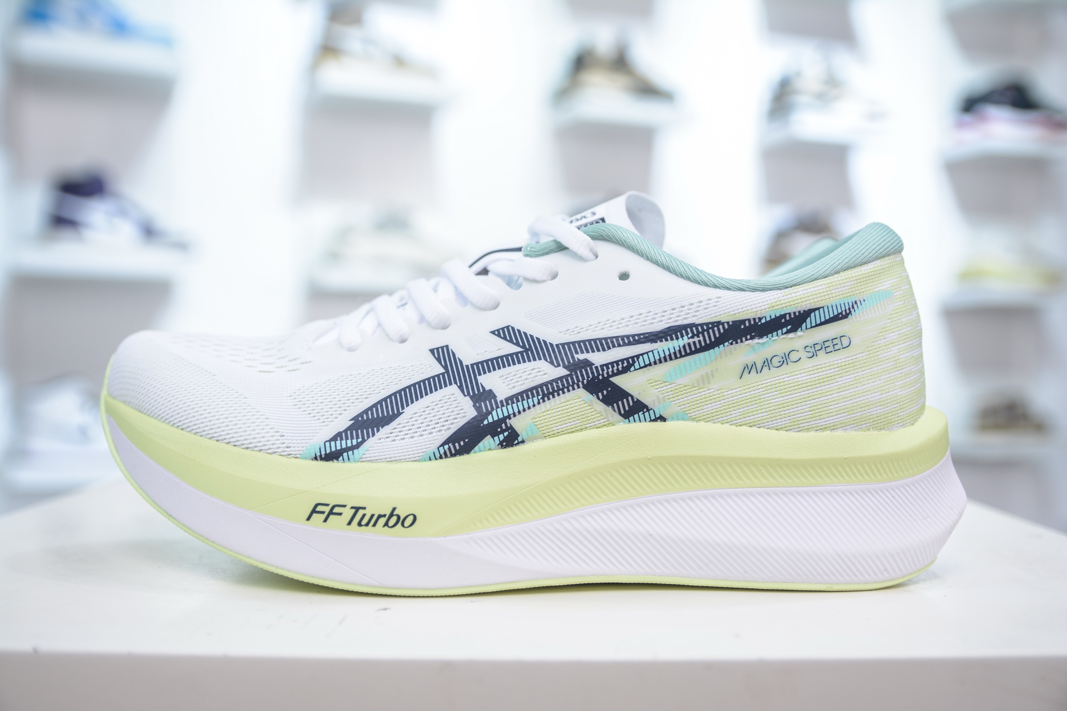 Asics Magic Speed 4 White Running Shoes with Carbon Plate Technology 2 i1749657597041 9668 0 0