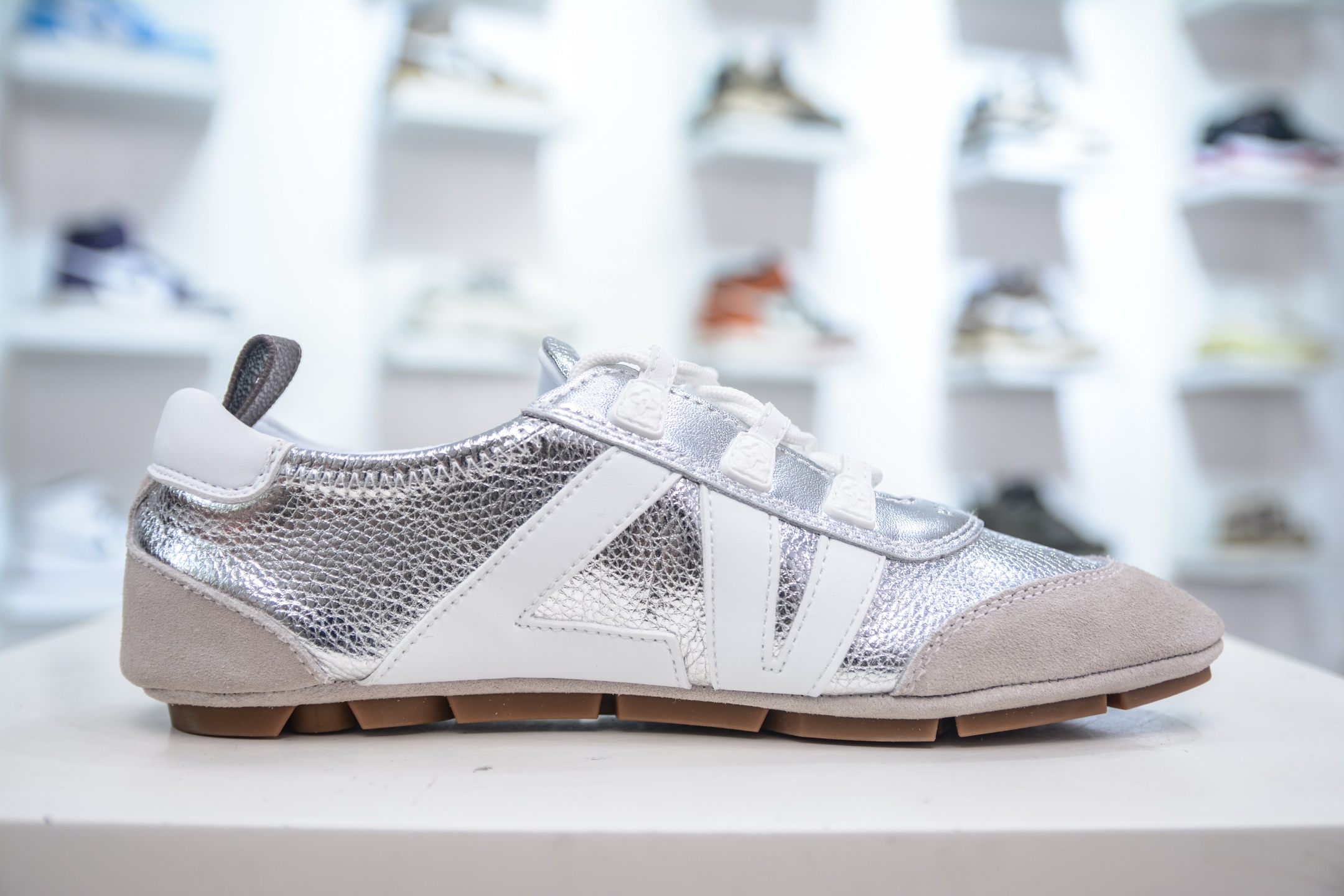 Louis Vuitton Sneakerina Ballet Shoes - Silver Leather, Early Spring 2025 3 i1749658382490 7576 0 2