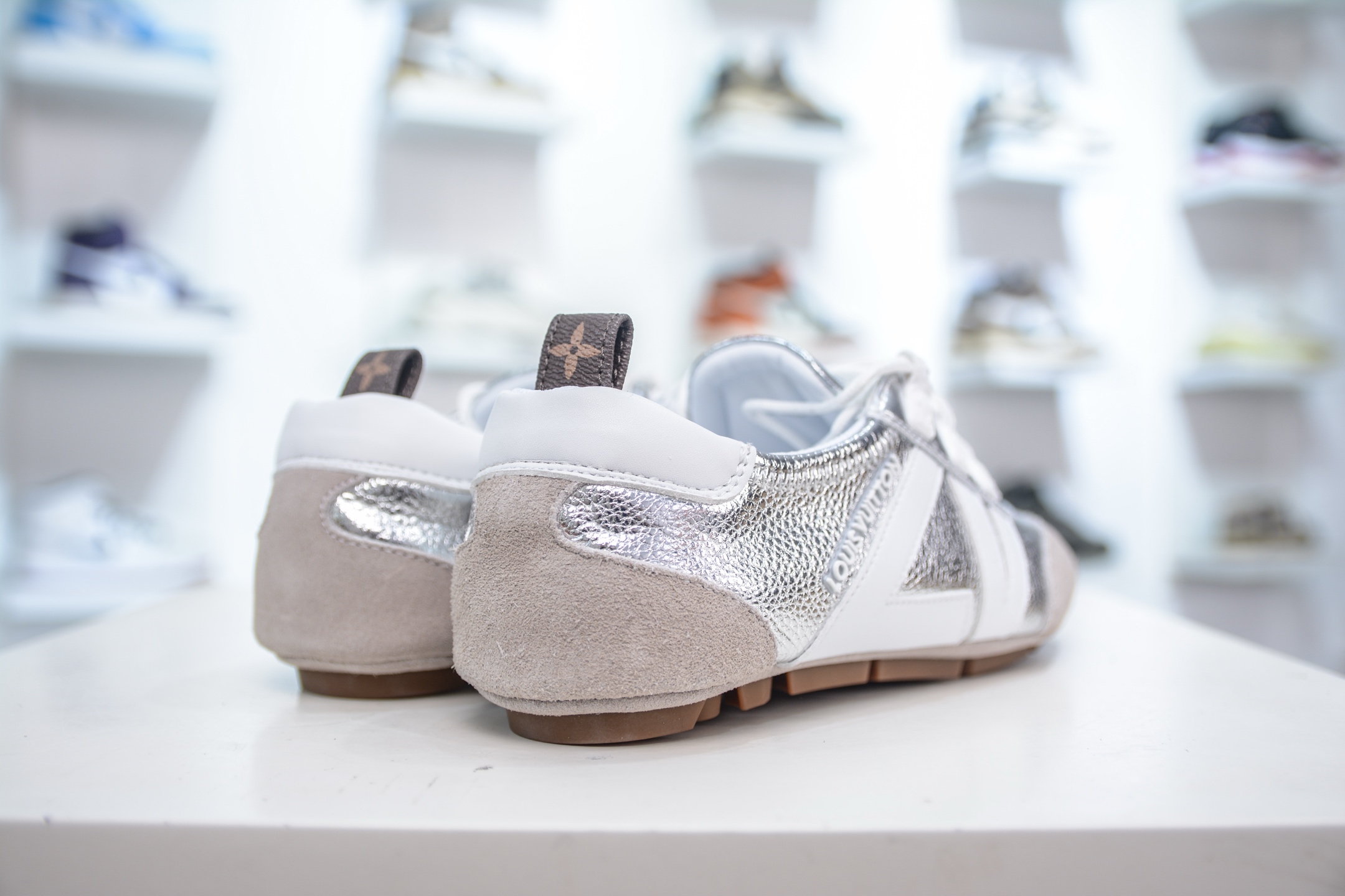 Louis Vuitton Sneakerina Ballet Shoes - Silver Leather, Early Spring 2025 6 i1749658382497 8129 0 5