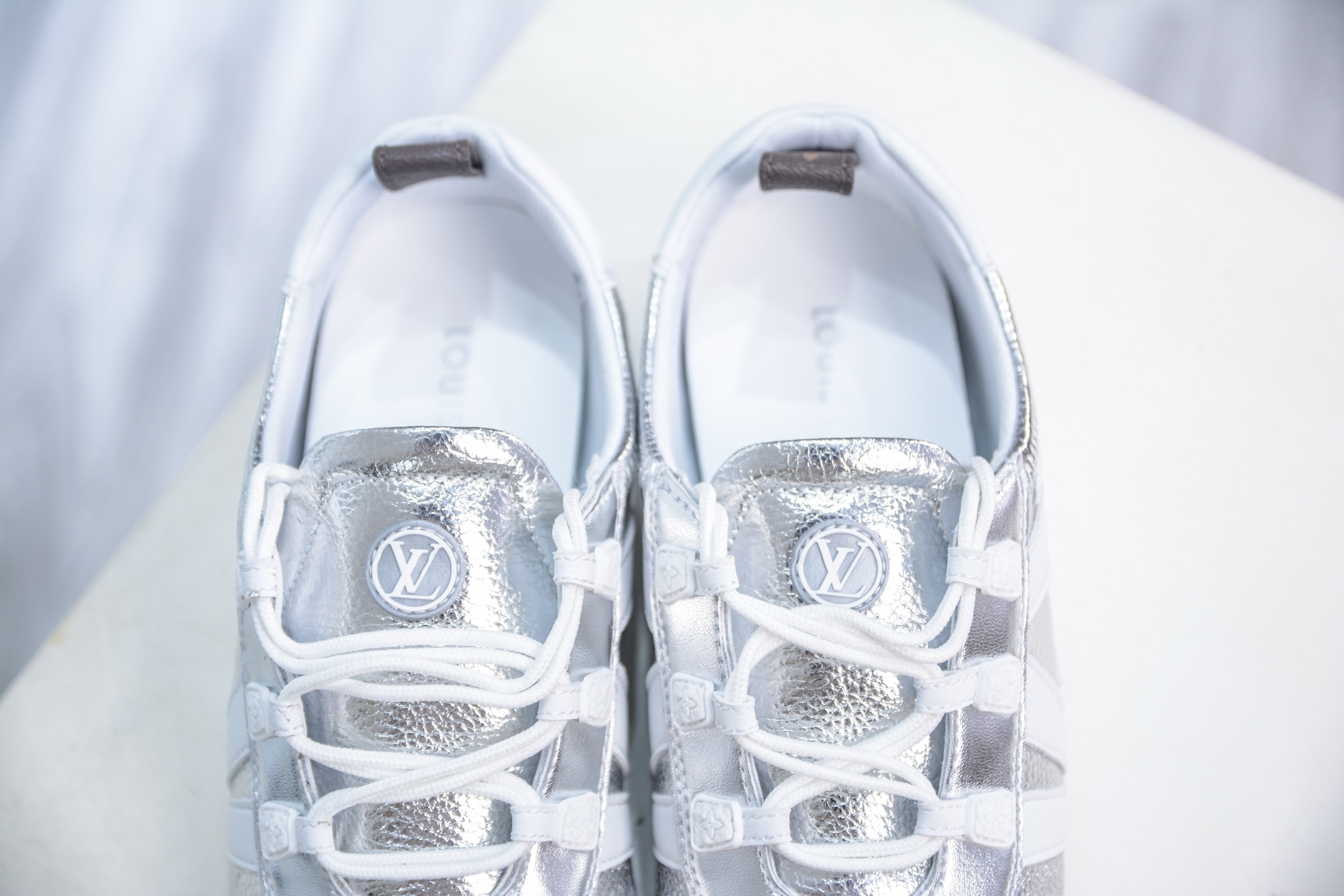 Louis Vuitton Sneakerina Ballet Shoes - Silver Leather, Early Spring 2025 8 i1749658383703 7458 0 7