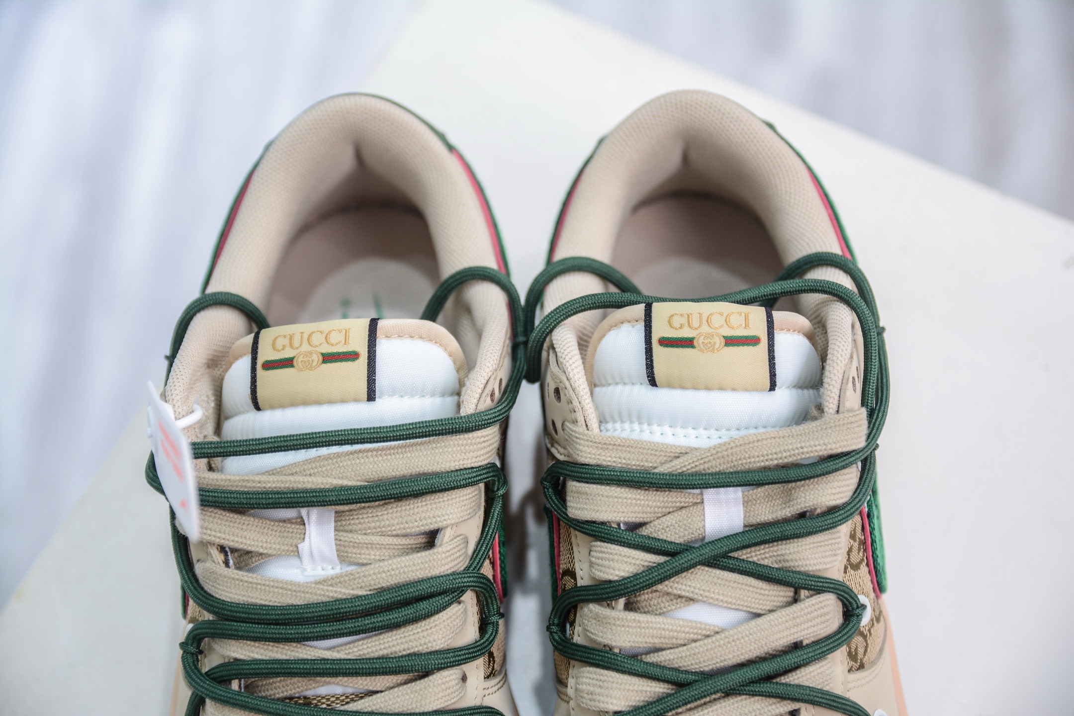 Nike SB Dunk Low x Gucci Collaboration - Brown & Green Designer Sneakers 9 i1749751992904 7514 0 7