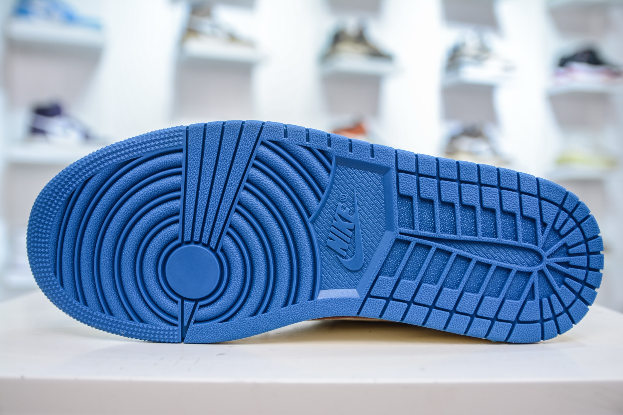 OG纯原 Travis Scott x Air Jordan AJ1 Low OG SP TS联名倒钩低帮 白蓝  DM7866-104