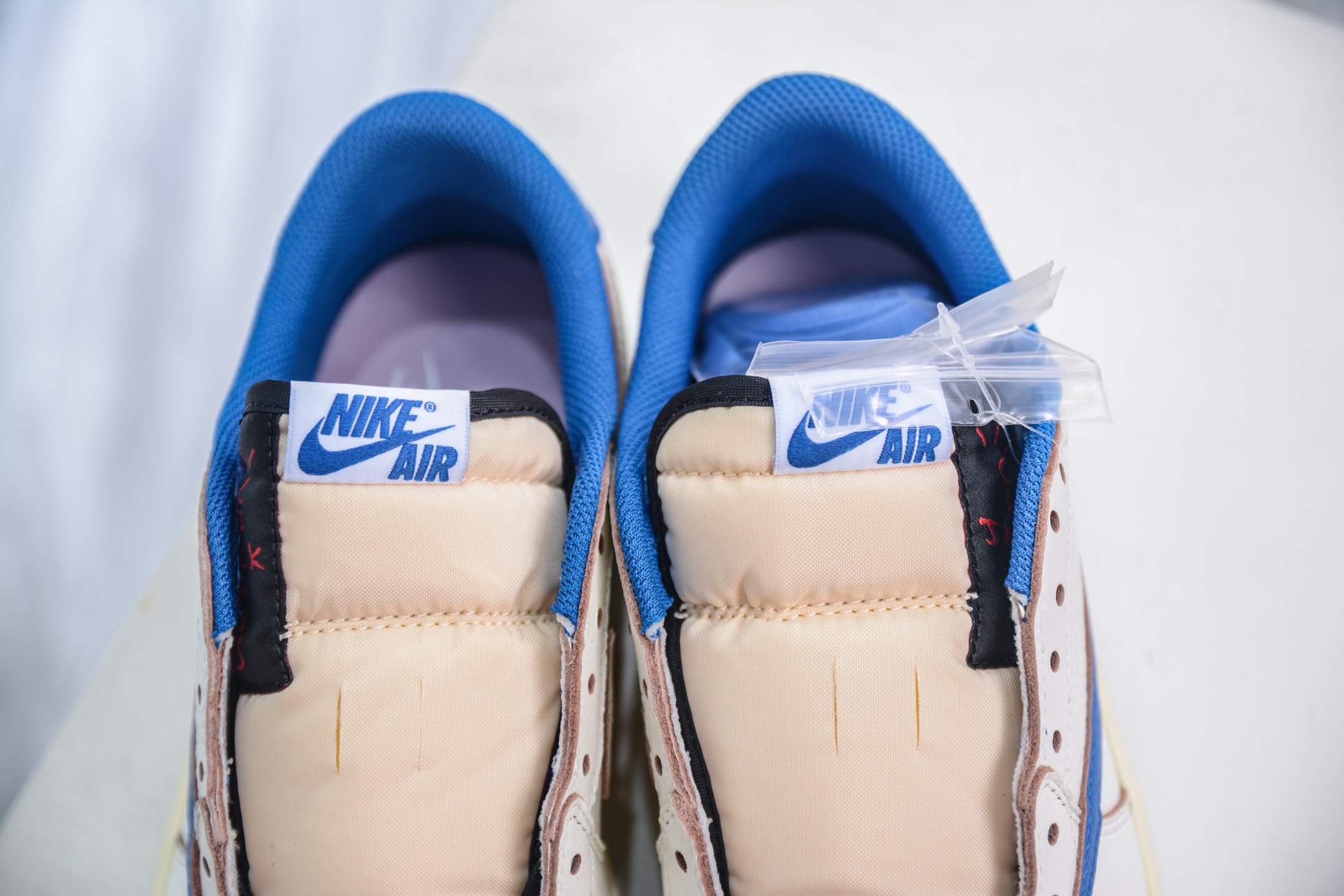 OG纯原 Travis Scott x Air Jordan AJ1 Low OG SP TS联名倒钩低帮 白蓝  DM7866-104