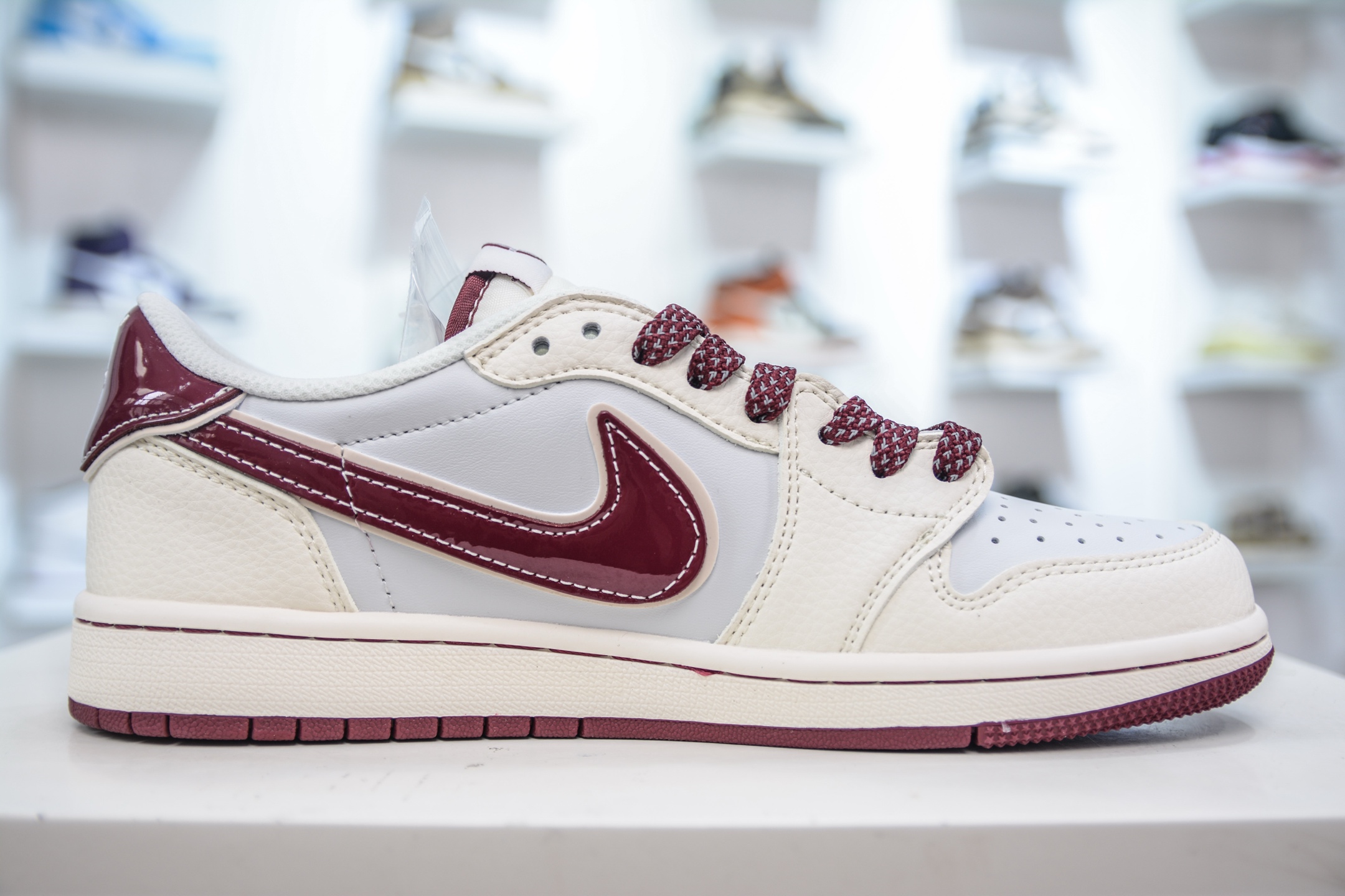 TS x Air Jordan 1 Low Airo M9 Burgundy Sneakers - Limited Edition Design 3 i1749924671917 4164 0 2