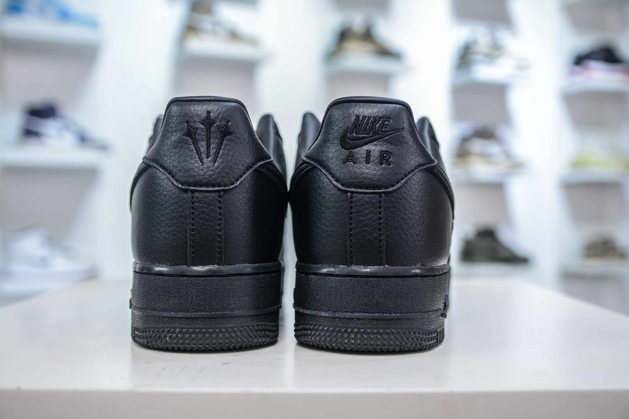 Nike NOCTA x Air Force 1 Drake Collab – All Black Leather Sneakers 2 i1749925435763 6416 0 1