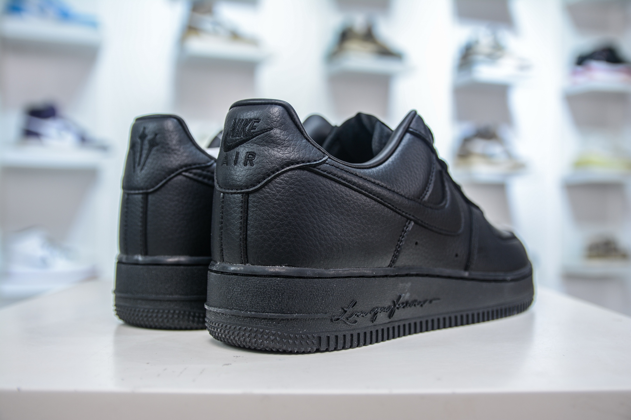 Nike NOCTA x Air Force 1 Drake Collab – All Black Leather Sneakers 6 i1749925435843 1682 0 5
