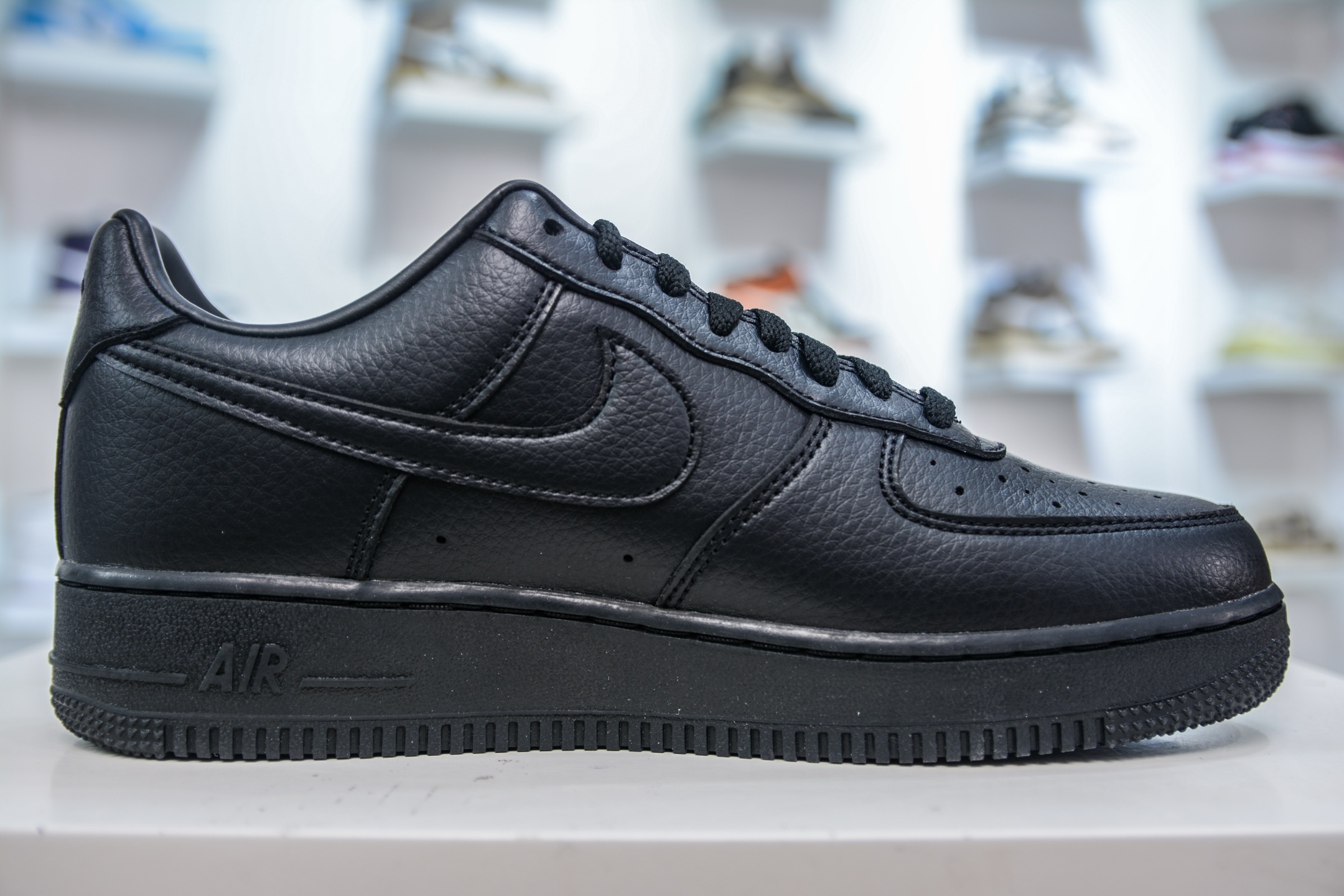 Nike NOCTA x Air Force 1 Drake Collab – All Black Leather Sneakers 3 i1749925436816 4734 0 2