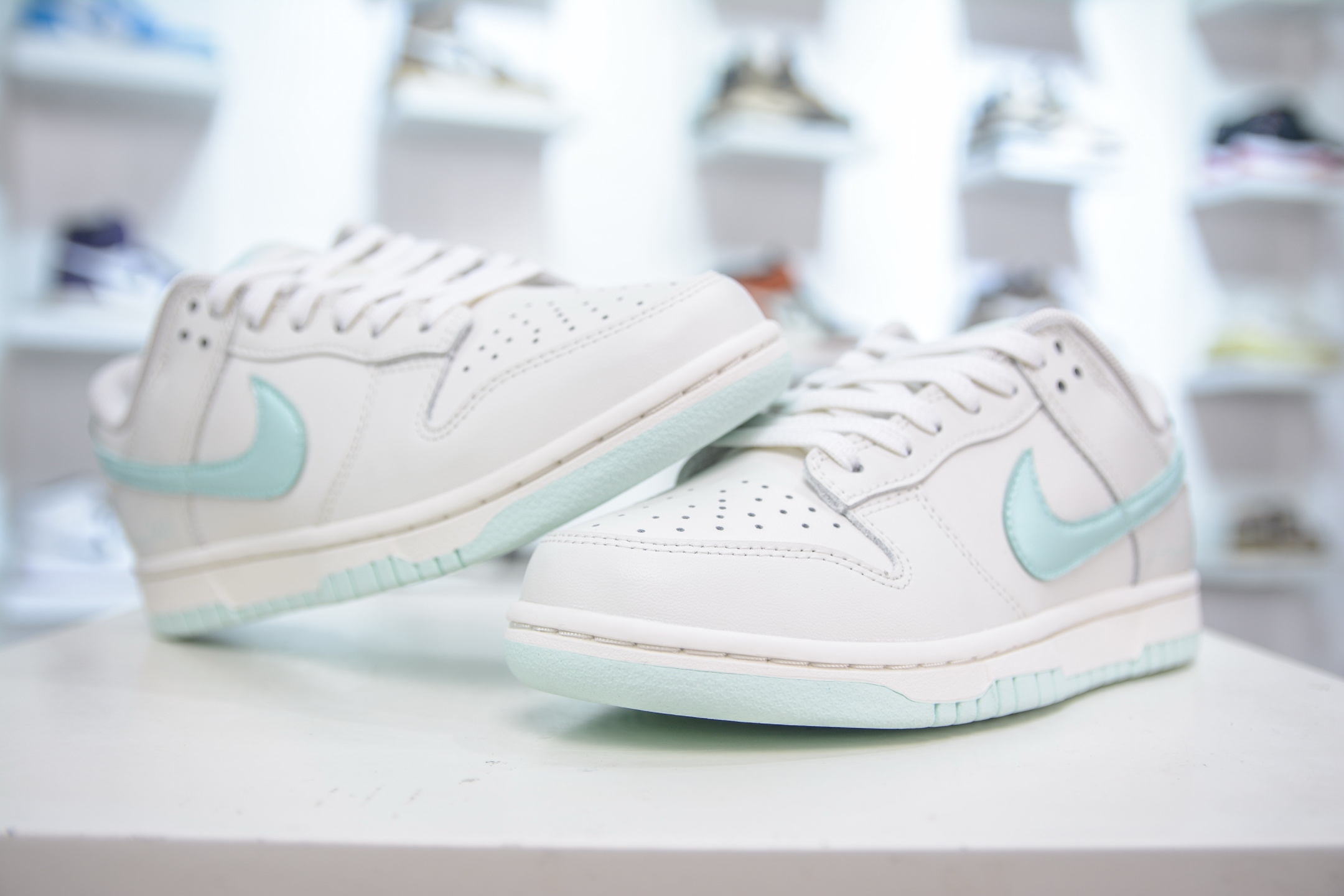 YC纯原 NK Dunk Low 薄荷曼波 当杏仁奶白 WC0212 017-莆田鞋,莆田鞋货源,高仿鞋,高仿鞋货源,安福档口,莆田高仿鞋,莆田鞋批发,高仿鞋批发,莆田高仿运动鞋,高仿运动鞋,莆田运动鞋 YC纯原 NK Dunk Low 薄荷曼波 当杏仁奶白 WC0212 017