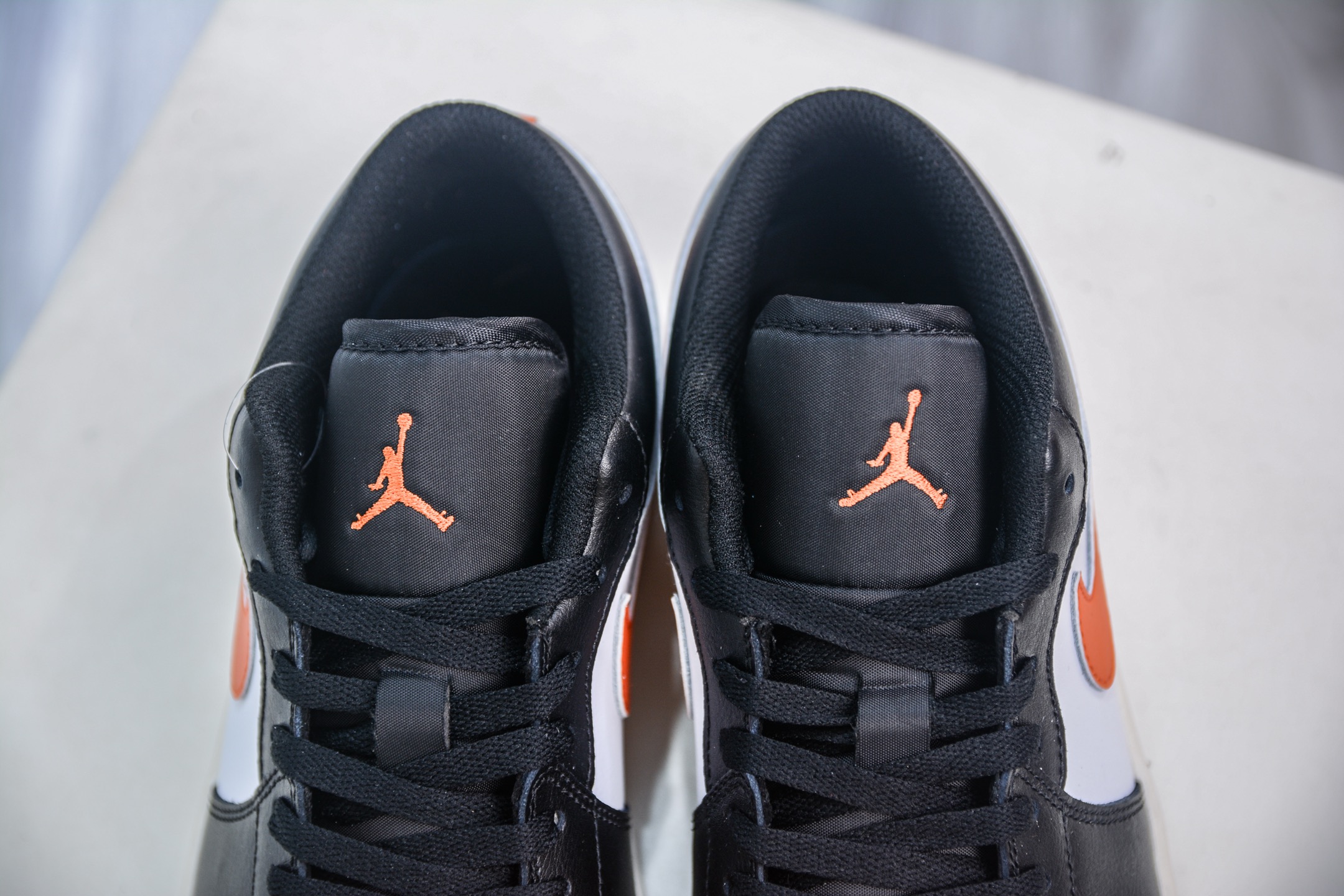 Air Jordan 1 Low Black White Orange Casual Sneakers - Premium Leather Comfort 9 i1750090784835 7455 0 7