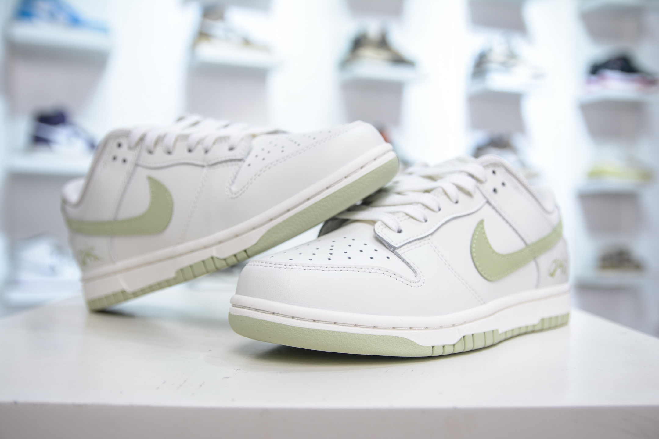 Nike Dunk Low 'Spring Letter' - Almond Milk/Light Green - Breathable 5 i1750277474803 9982 0 3