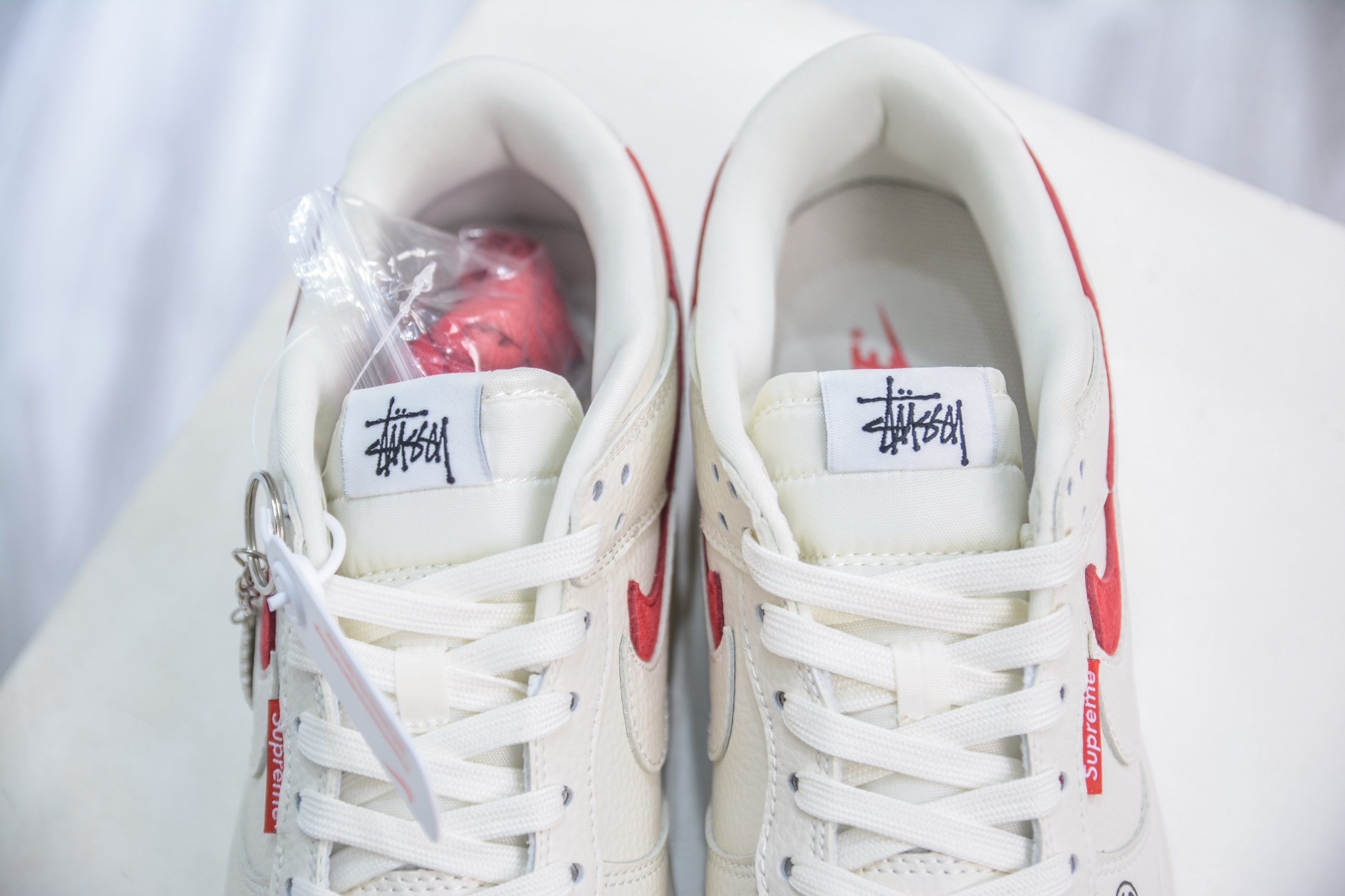 Nike SB Dunk Low x Stussy SUP Collab - White/Red, Premium Quality Sneakers 8 i1750277518155 7144 0 7