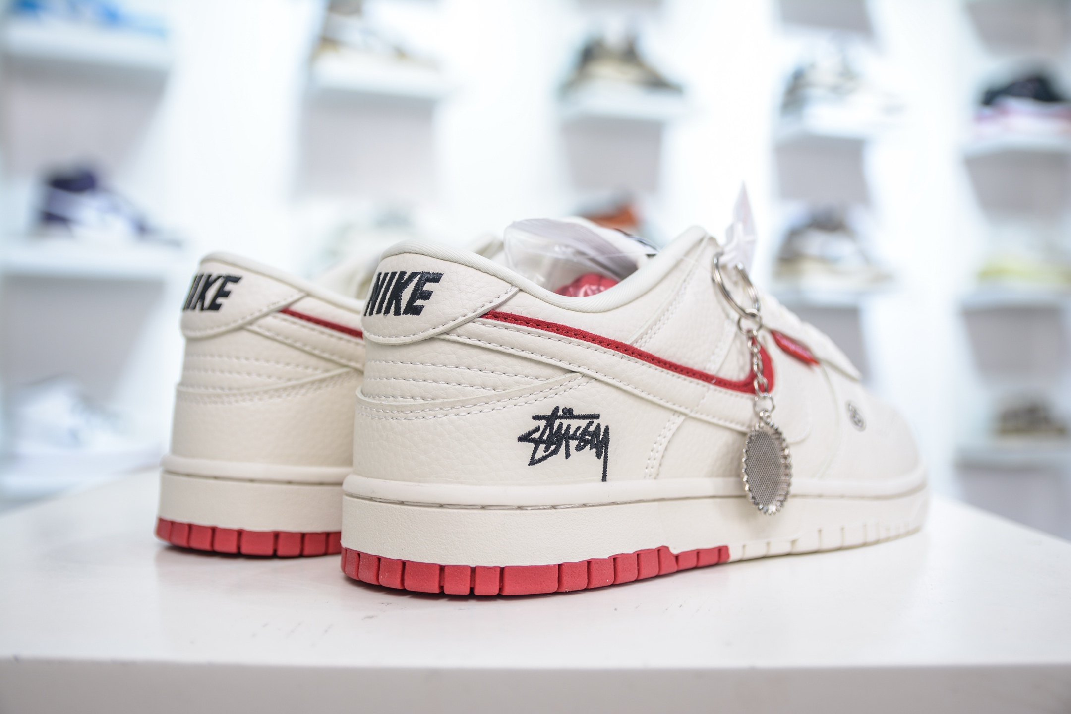 Nike SB Dunk Low x Stussy SUP Collab - White/Red, Premium Quality Sneakers 6 i1750277520016 9741 0 5