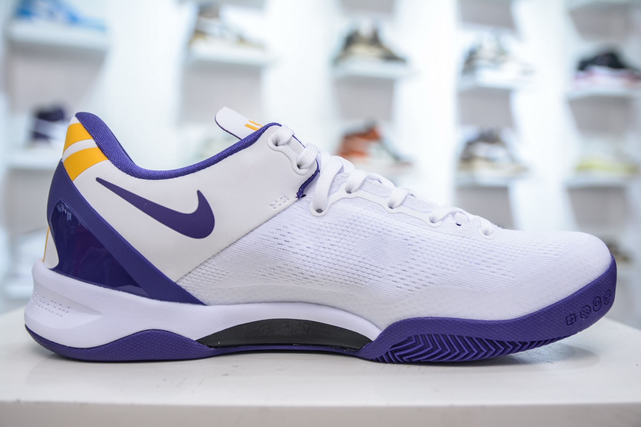 380 TOP纯原 NK Zoom Kobe Ⅷ System 科比8代复刻实战运动低帮文化篮球鞋 湖人白紫 HF7485-001-Chinese UA Cheap High Quatity Brand Clothes Bags handbags Sneakers wholesale wholesaler seller from China Factory suppliers Fashion Clothing Shoes best Quality Beautiful Price 380 TOP纯原 NK Zoom Kobe Ⅷ System 科比8代复刻实战运动低帮文化篮球鞋 湖人白紫 HF7485-001