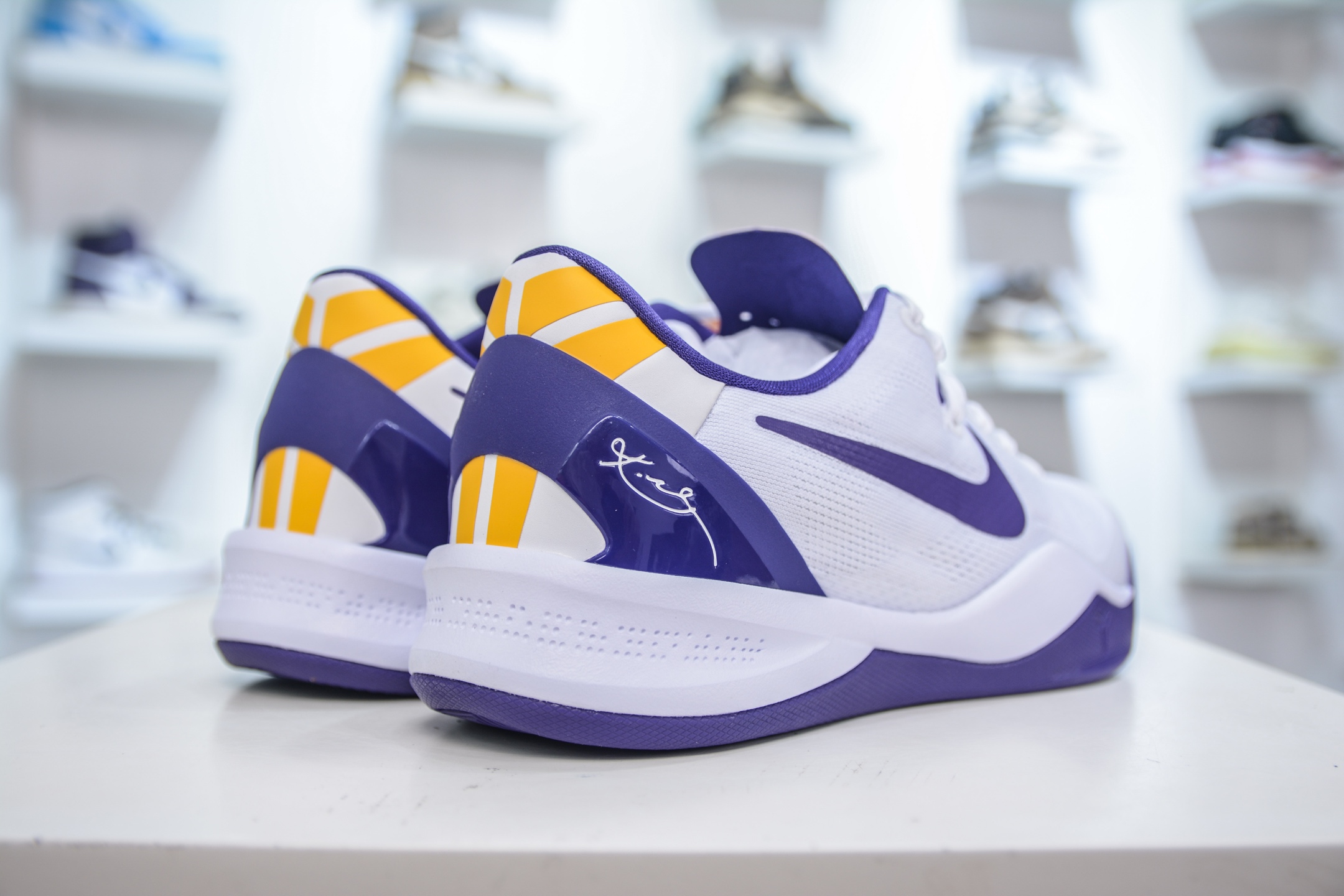 380 TOP纯原 NK Zoom Kobe Ⅷ System 科比8代复刻实战运动低帮文化篮球鞋 湖人白紫 HF7485-001-Chinese UA Cheap High Quatity Brand Clothes Bags handbags Sneakers wholesale wholesaler seller from China Factory suppliers Fashion Clothing Shoes best Quality Beautiful Price 380 TOP纯原 NK Zoom Kobe Ⅷ System 科比8代复刻实战运动低帮文化篮球鞋 湖人白紫 HF7485-001