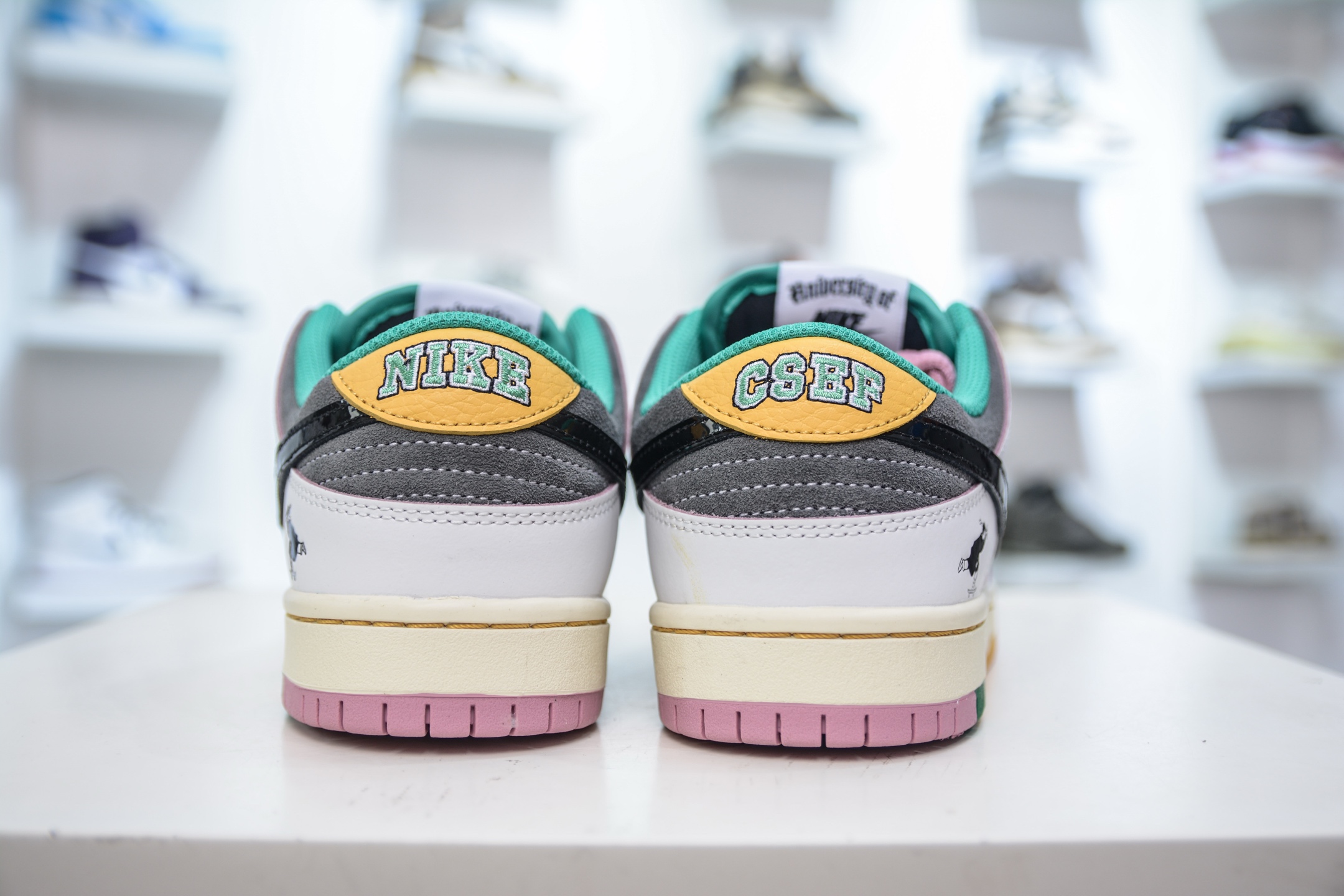 Nike SB Dunk Low White Black Casual Sneakers HJ4132-100 2 i1750432043781 7204 0 1