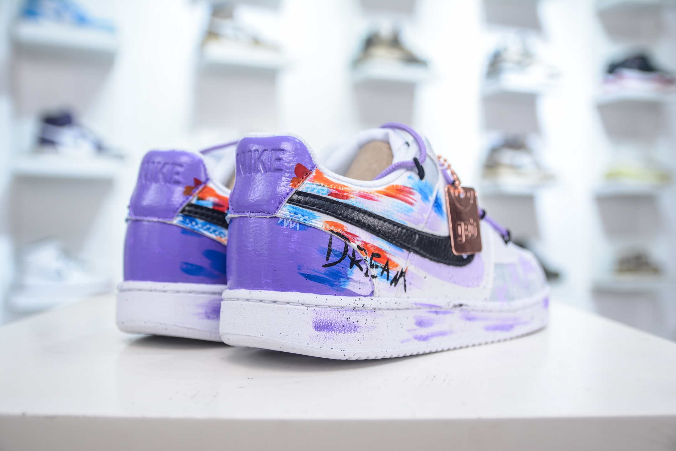 Nike Court Vision Low Graffiti Custom Sneakers - Retro Basketball Style 6 i1750432375305 7907 0 5
