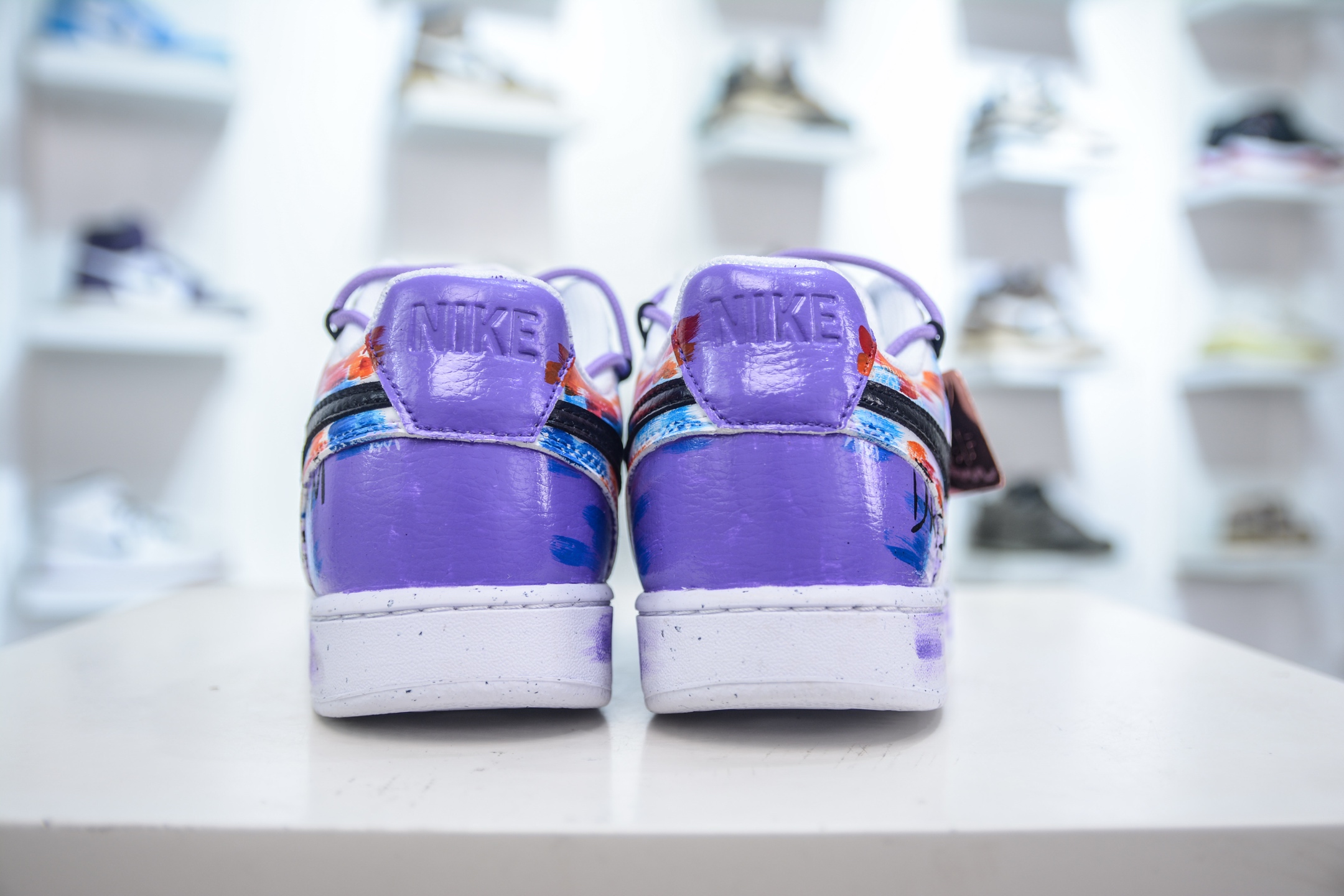 Nike Court Vision Low Graffiti Custom Sneakers - Retro Basketball Style 2 i1750432375335 6901 0 1