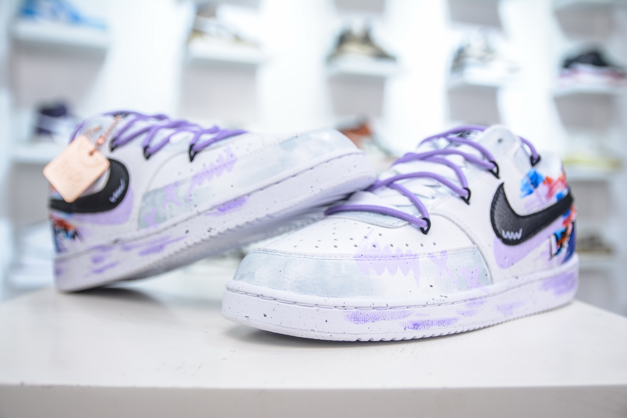 Nike Court Vision Low Graffiti Custom Sneakers - Retro Basketball Style 4 i1750432375362 9433 0 3