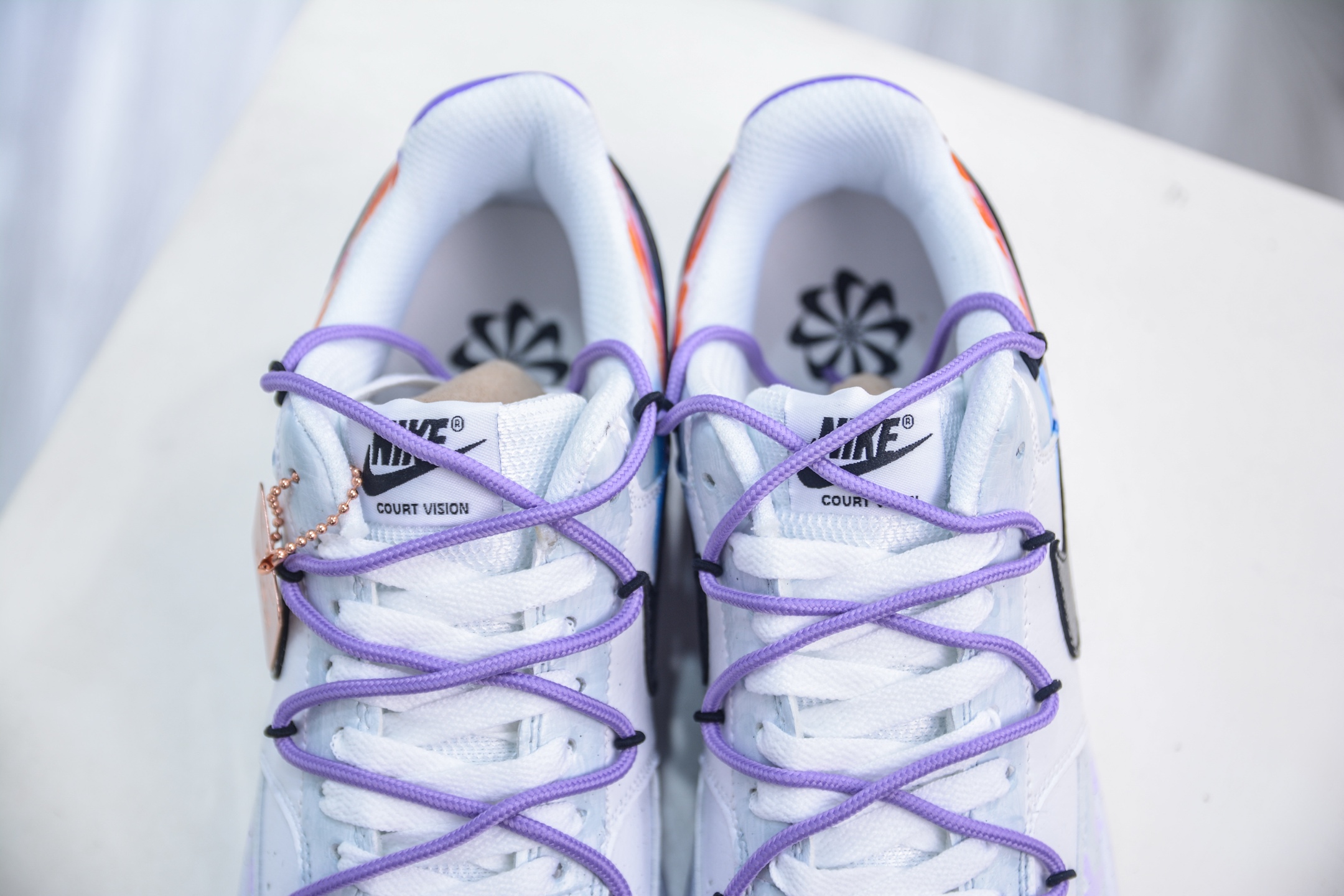 Nike Court Vision Low Graffiti Custom Sneakers - Retro Basketball Style 8 i1750432376711 5809 0 7