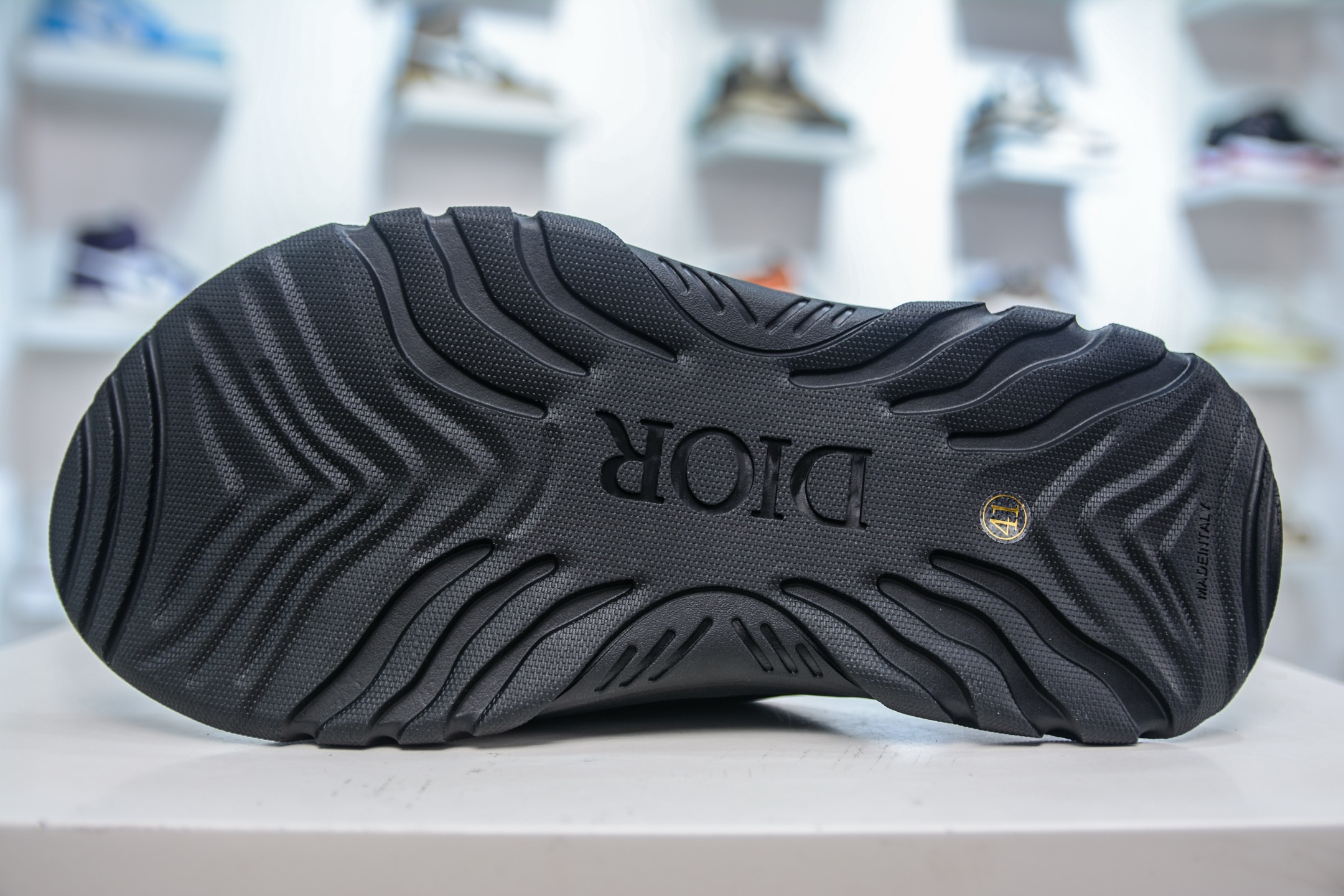 Dior H-Town Oblique Slides: Black Rubber Sandals with Modern Design 6 i1750432584819 4311 0 4
