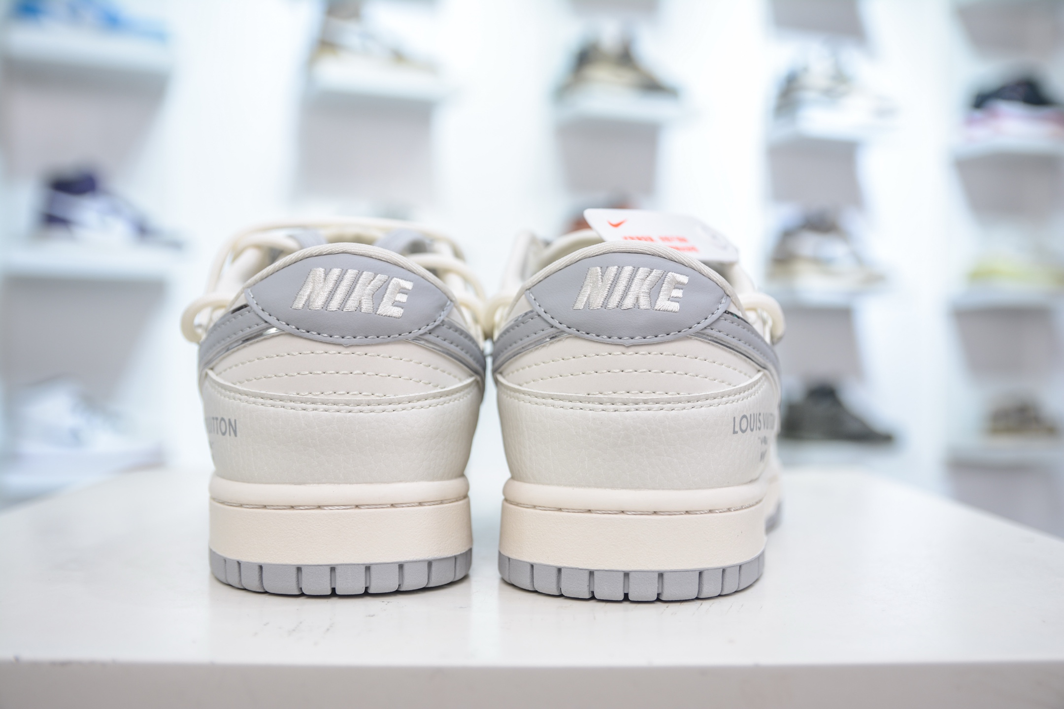 Nike SB Dunk Low x Louis Vuitton White Grey, Premium Leather Sneakers 2 i1750522609825 7174 0 1