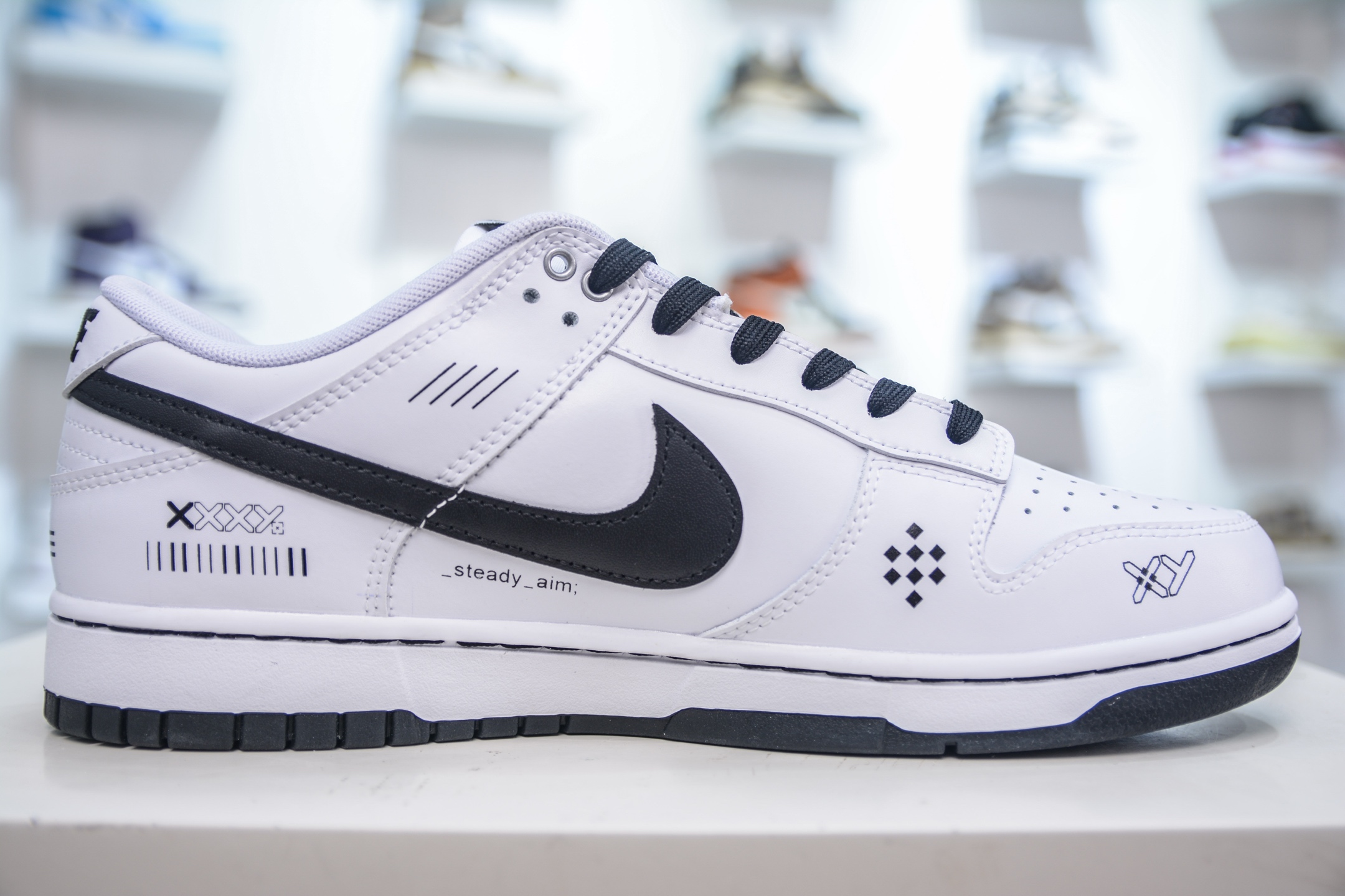 Nike Dunk Low Print Stream White Black Sneakers, Inspired by CS:GO 4 i1750522665800 6176 0 2