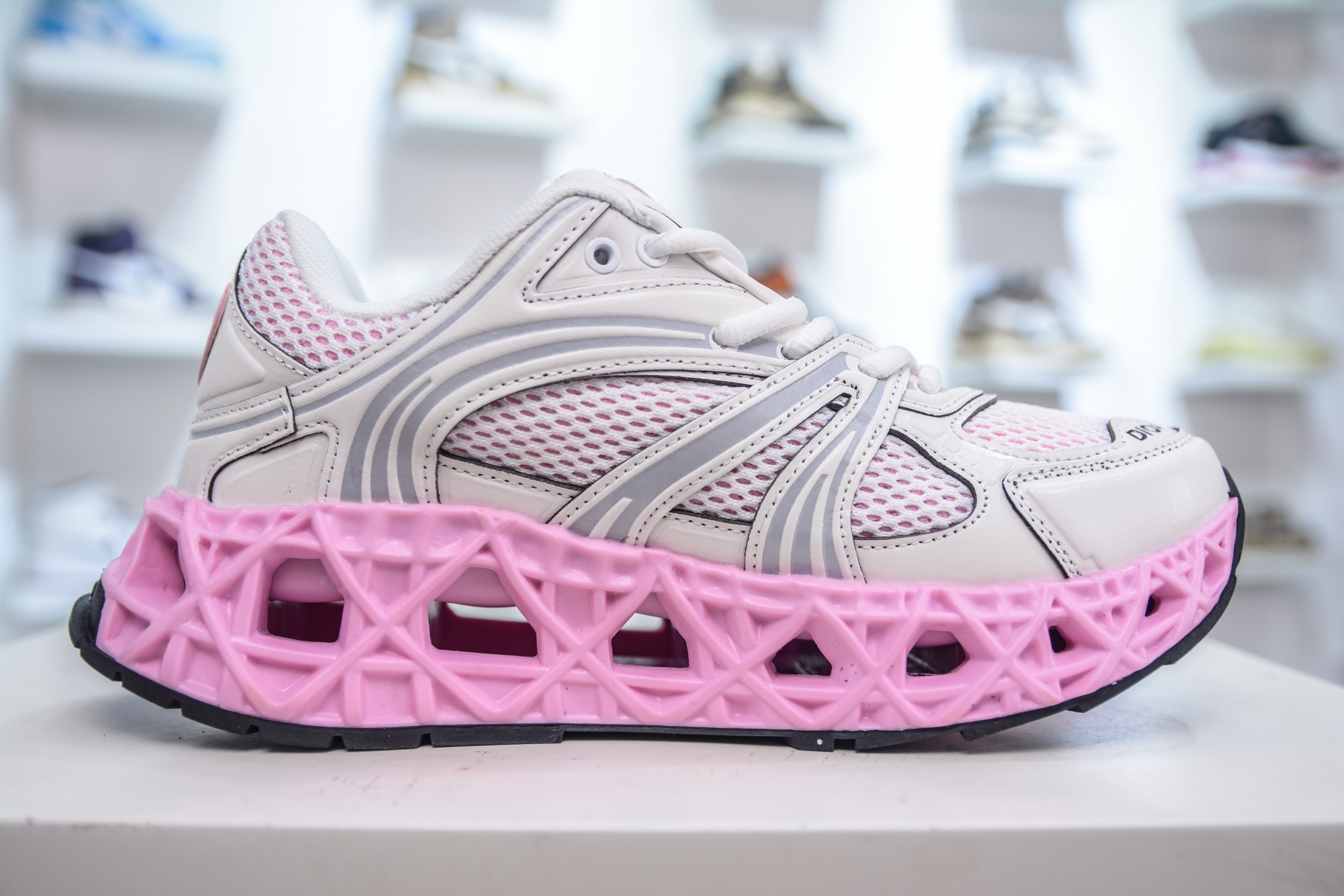 Dior B35 NXT Sneakers White/Pink, 3D Printed Sole, Mesh Upper, Women's Size 4 i1750523359749 8956 0 2