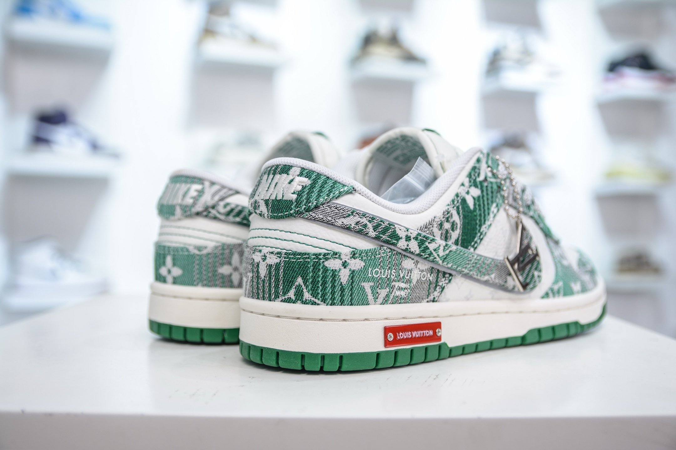 280 Nike SB Dunk Low x Louis Vuitton LV联名-白灰绿牛仔 SC9772-811
