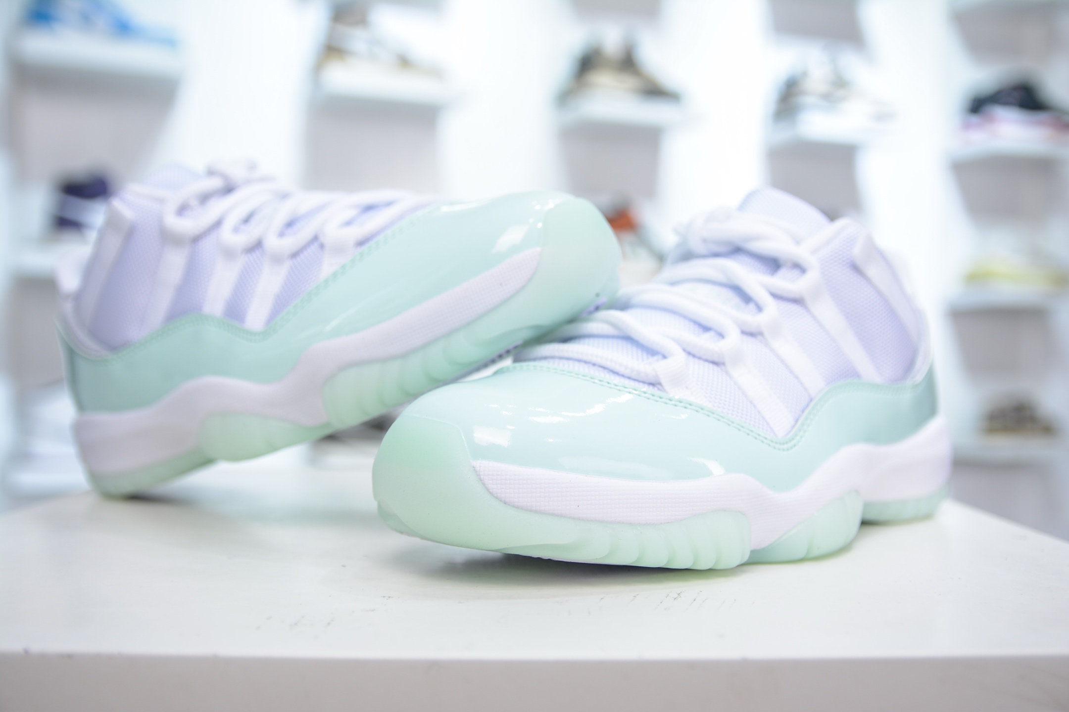 340 Nike Air Jordan 11 Retro Low”Igloo” 白薄荷绿 低帮运动文化篮球鞋 AH7860-103