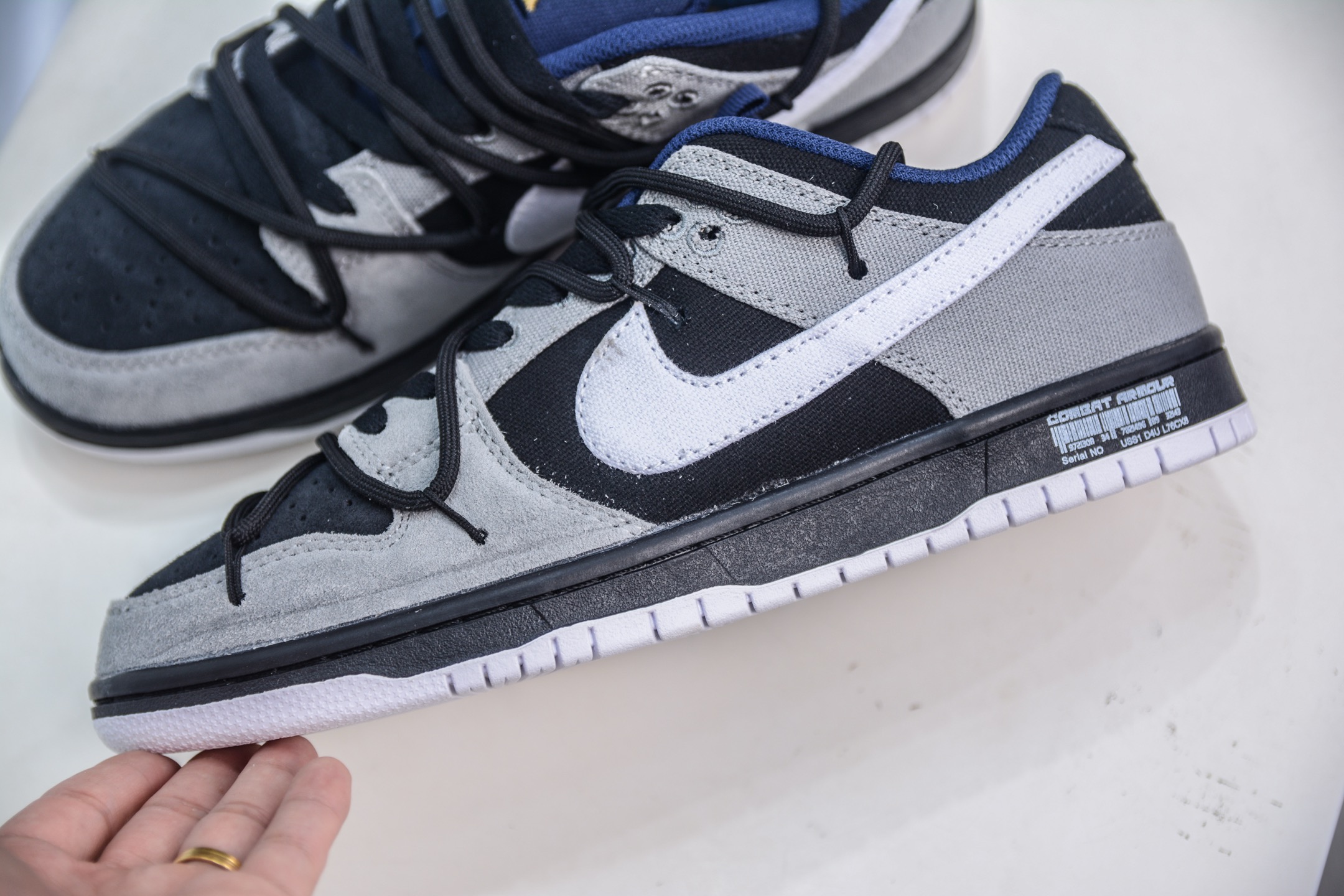 200 NK SB Dunk Low 解构绑带 陨石 荒漠废土 灰黑 DX6775-400