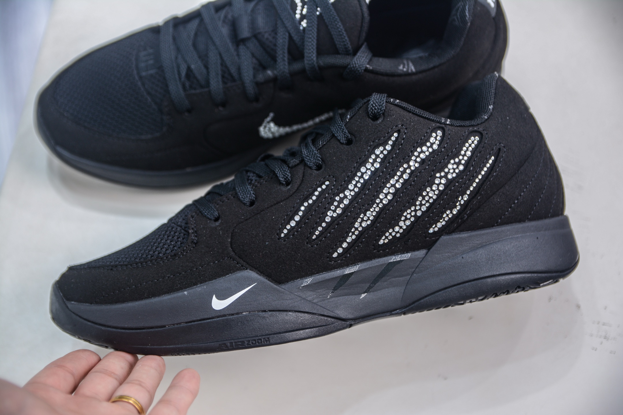 290 灭世纯原 Swarovski/施华洛世奇 x NK Ja 2 Scratch EP 莫兰特二代 联名黑色 颠覆革新 IB3860-001