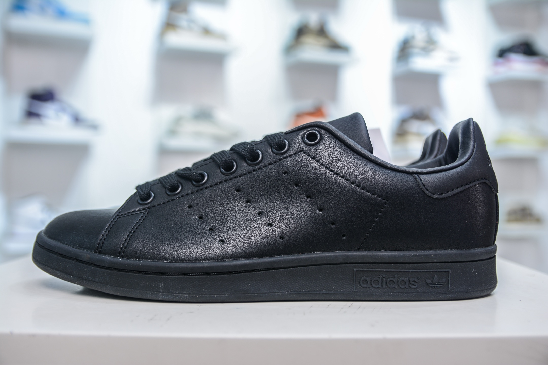 Adidas Originals Stan Smith All Black Leather Retro Casual Sneakers Shoes 2 i1750692180025 5881 0 0