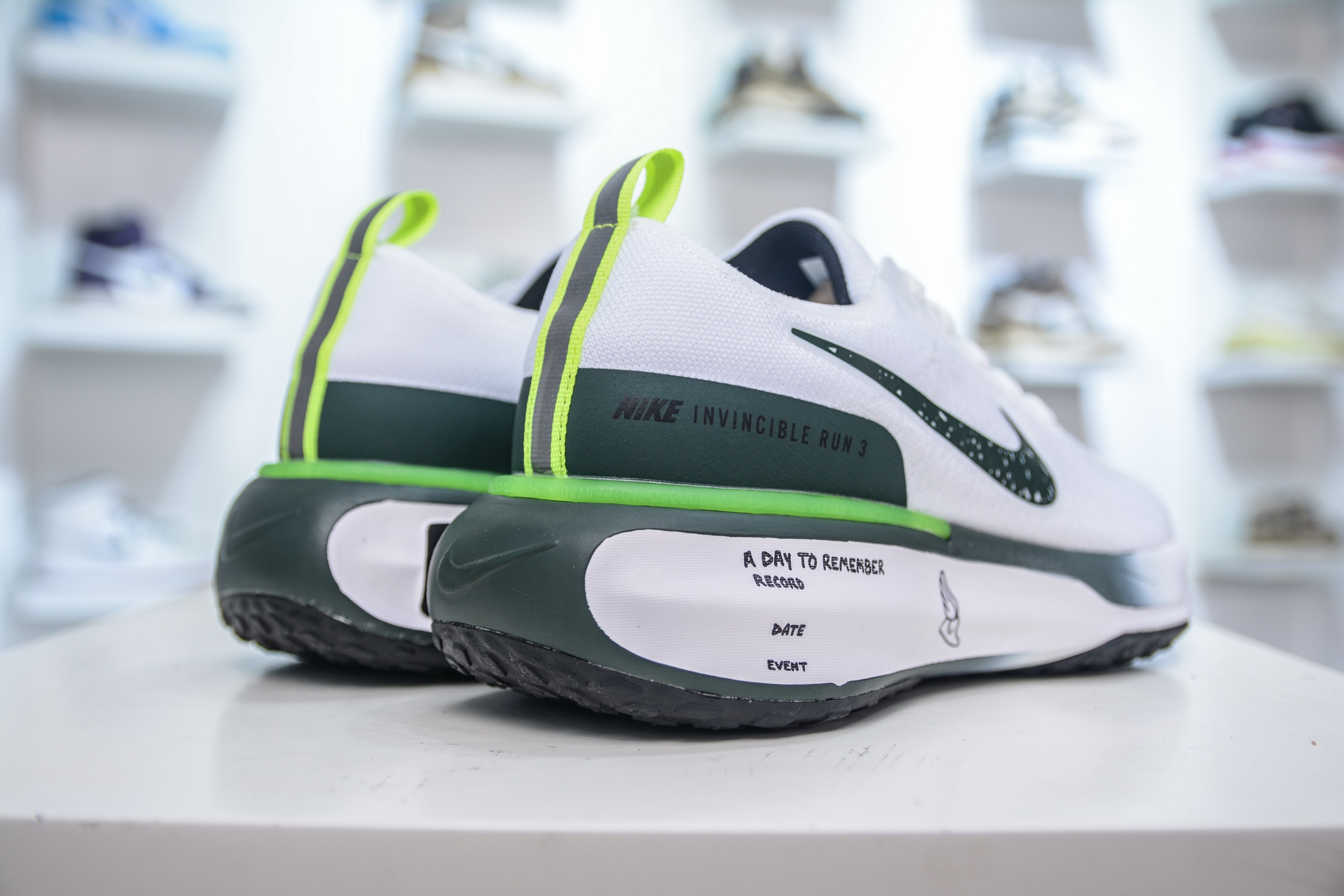 Nike ZoomX Invincible Run Flyknit 3 Running Shoes FZ4018-100 - White/Green 7 i1750693008902 5538 0 5