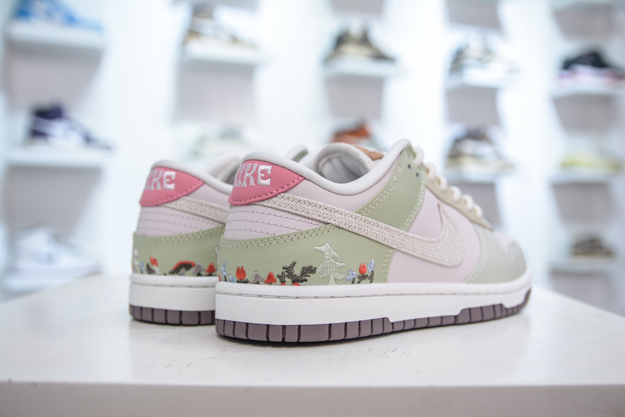 Nike Dunk Low Women's Sneakers Mushroom/Green/Pink - Size 35.5 to 40 7 i1750773829148 6277 0 5